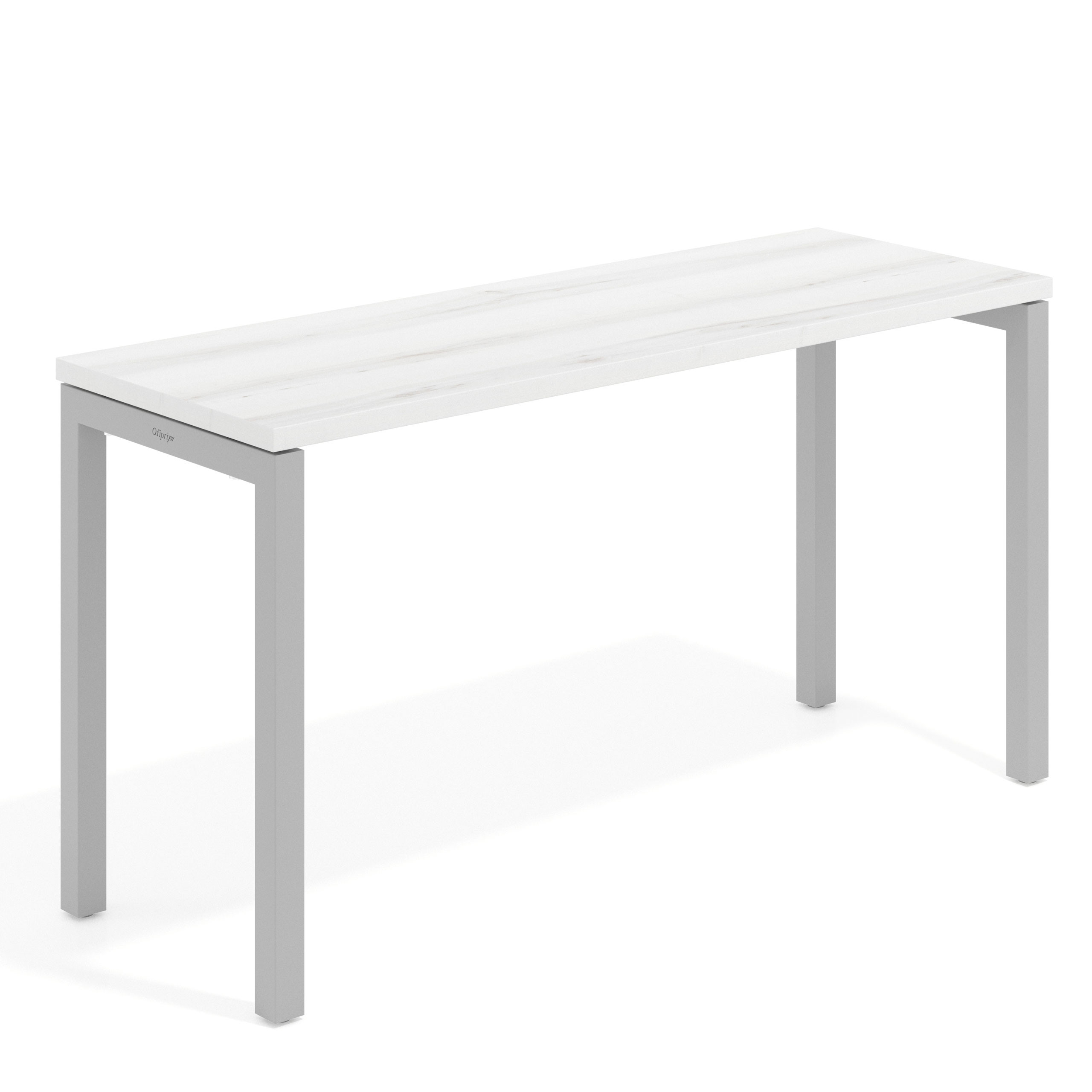 mesa de escritorio 100x50 albo kube mesa individual fondo 50cm recto 1