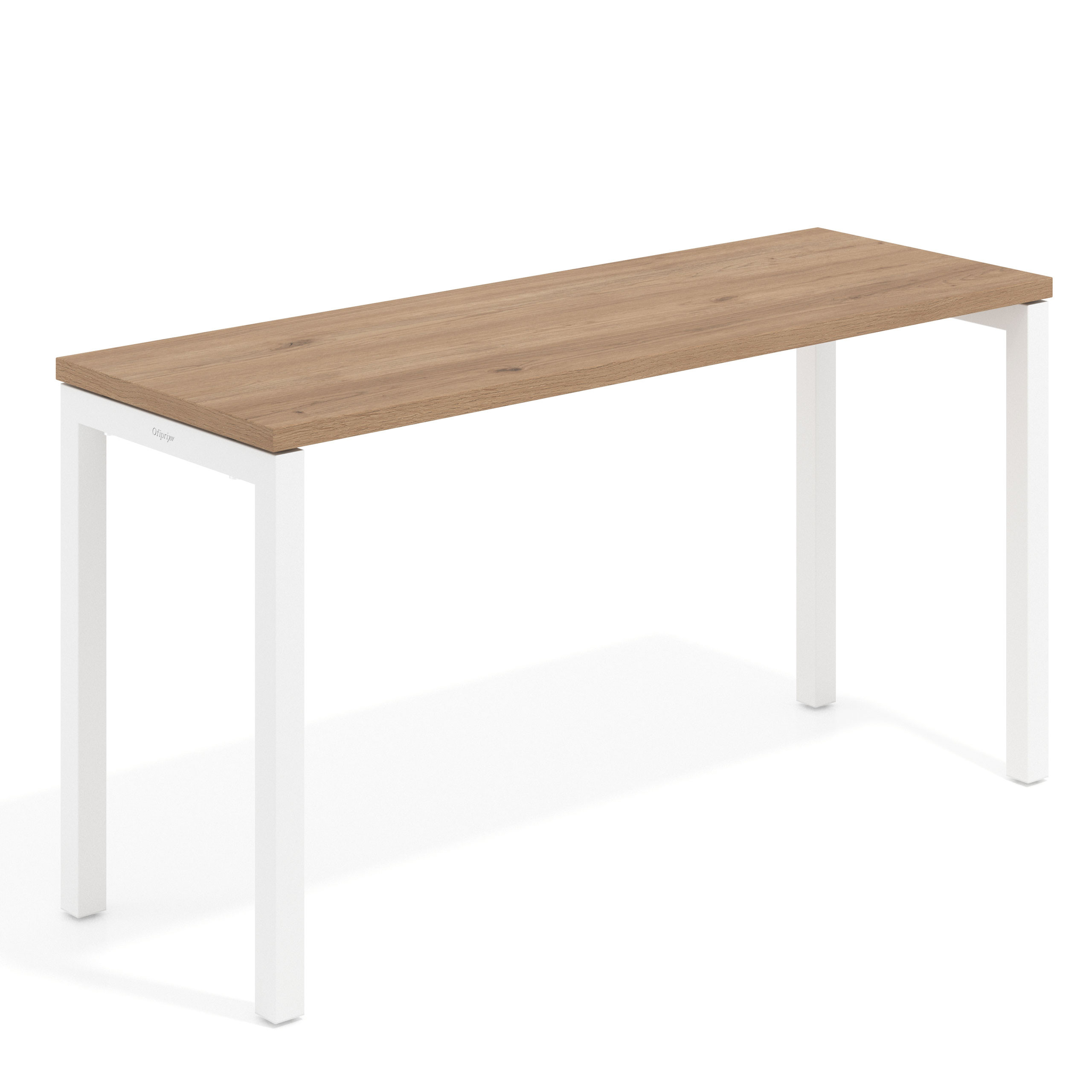 mesa de escritorio 100x50 naturale kube mesa individual fondo 50cm recto 1