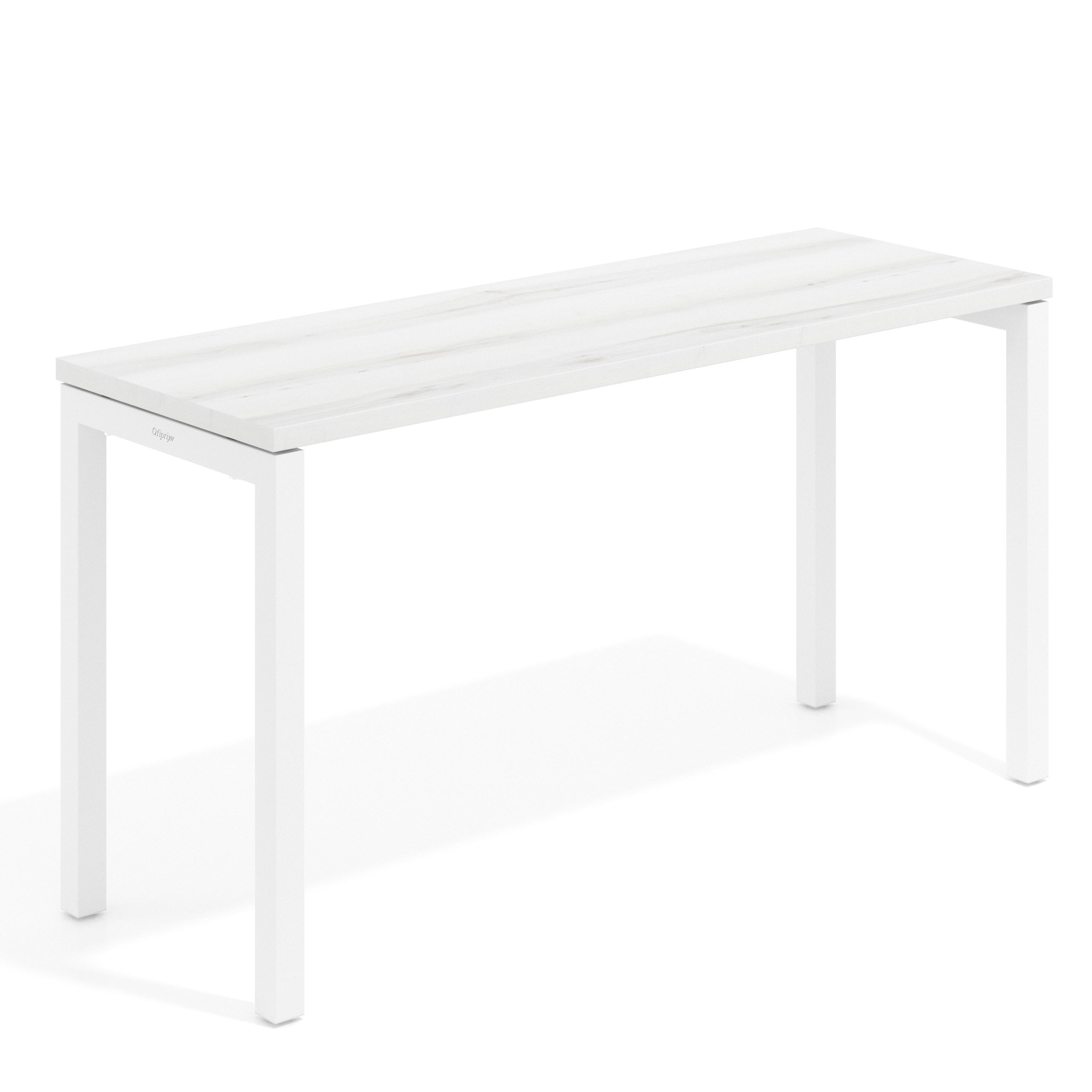 mesa de escritorio 100x50 albo kube mesa individual fondo 50cm recto 1