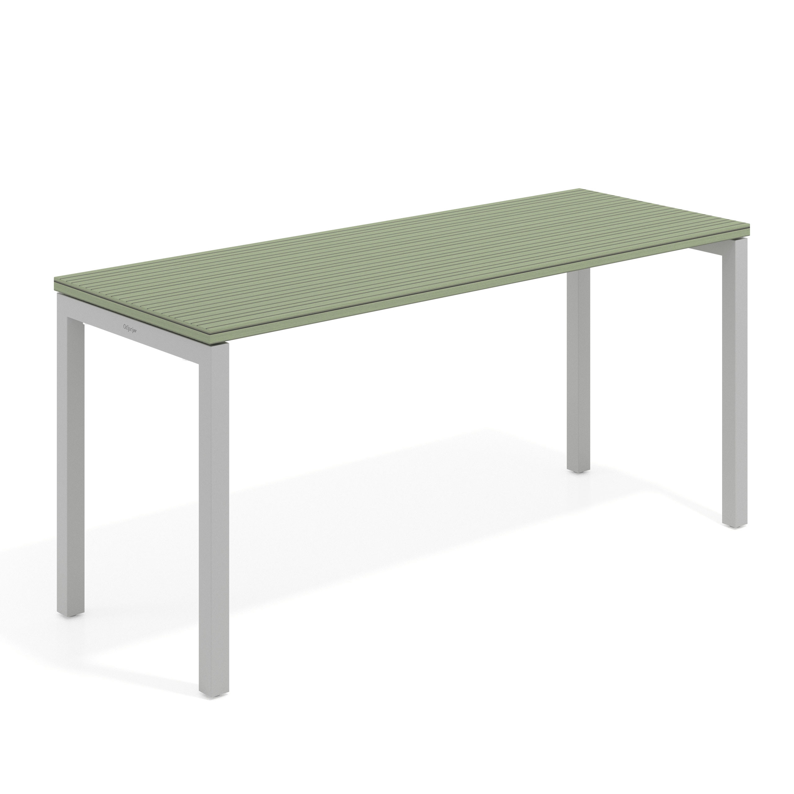 mesa de escritorio 100x60 rayado sauce kube mesa individual fondo 60cm recto 1