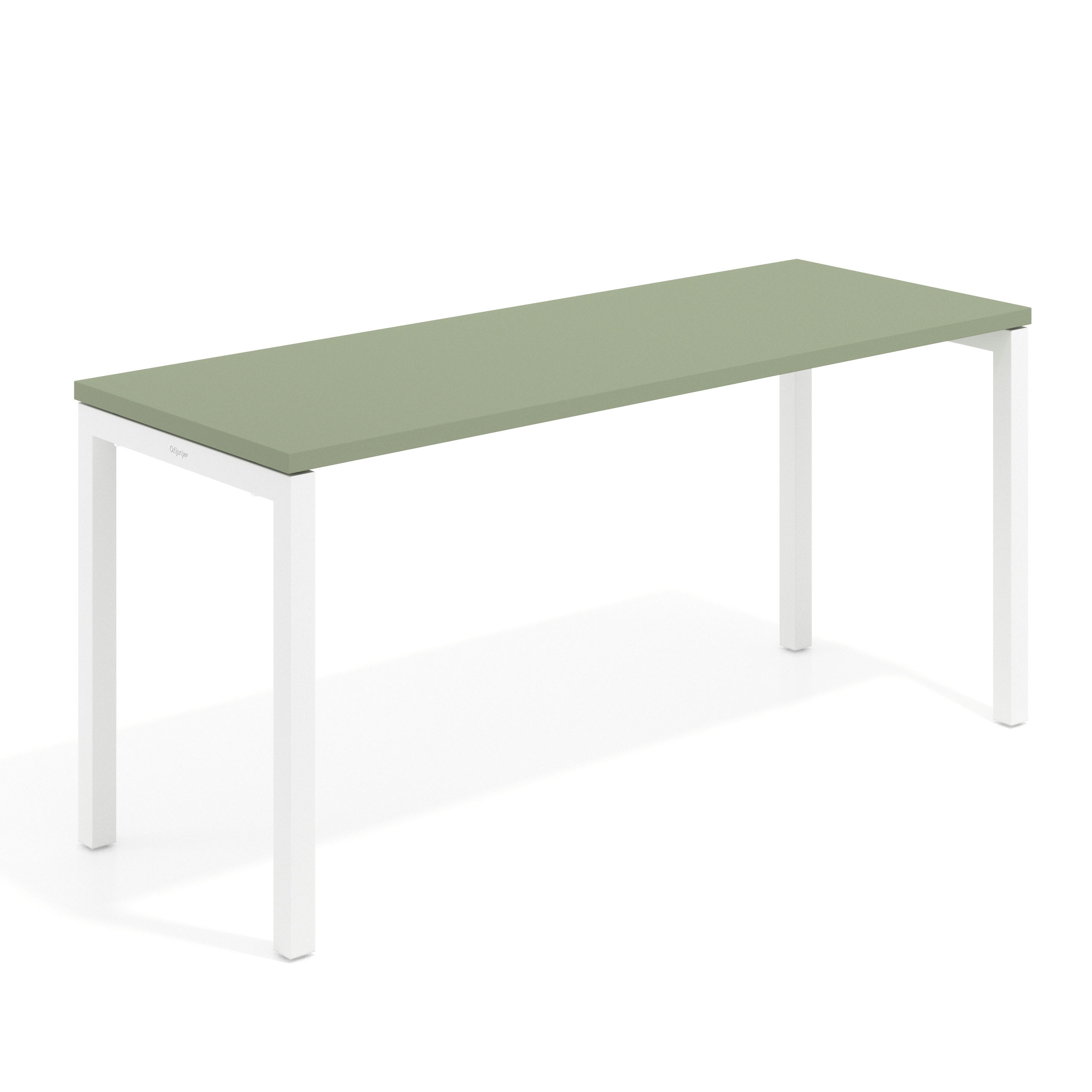 mesa de escritorio 100x60 sauce kube mesa individual fondo 60cm recto 1