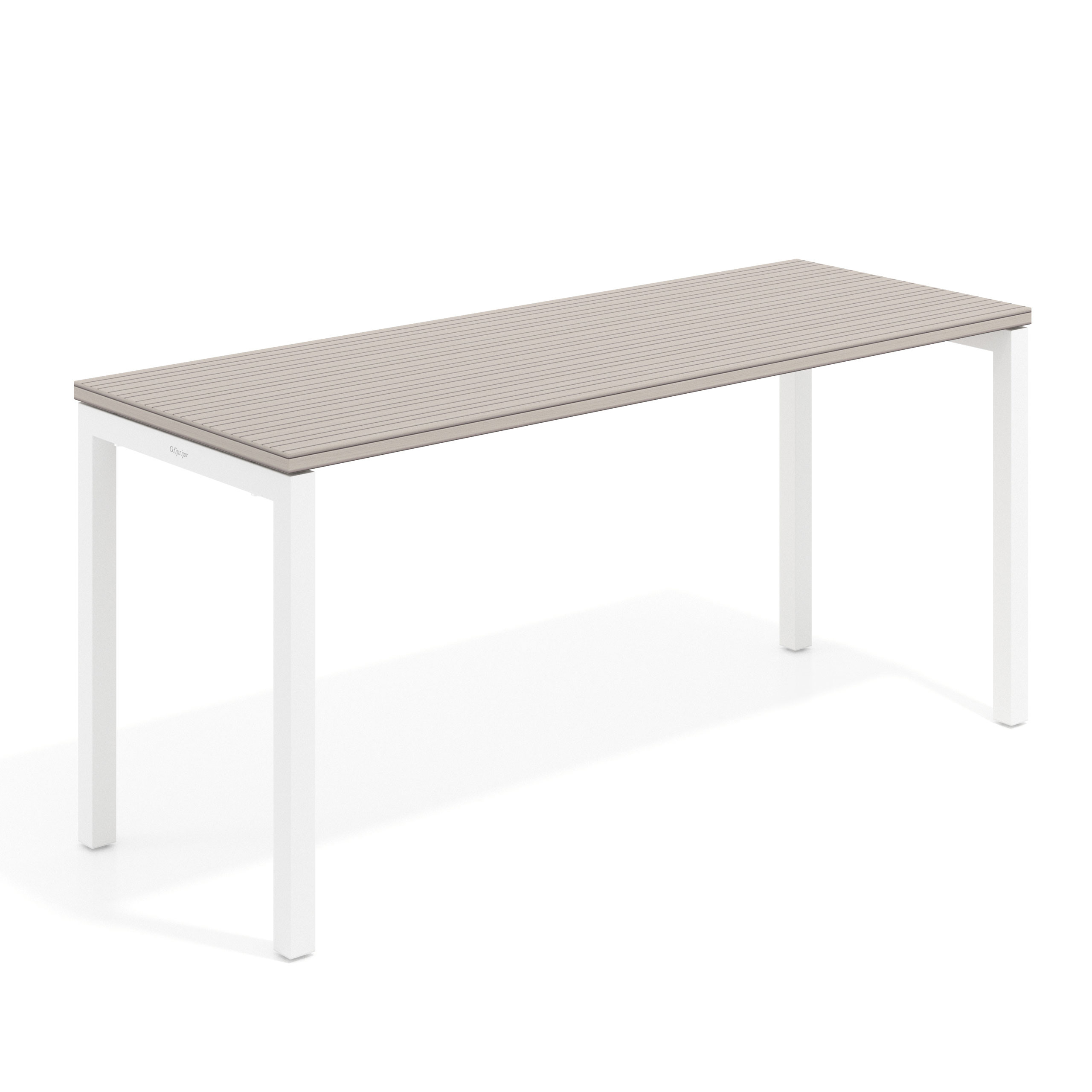 mesa de escritorio 100x60 rayado coco kube mesa individual fondo 60cm recto 1
