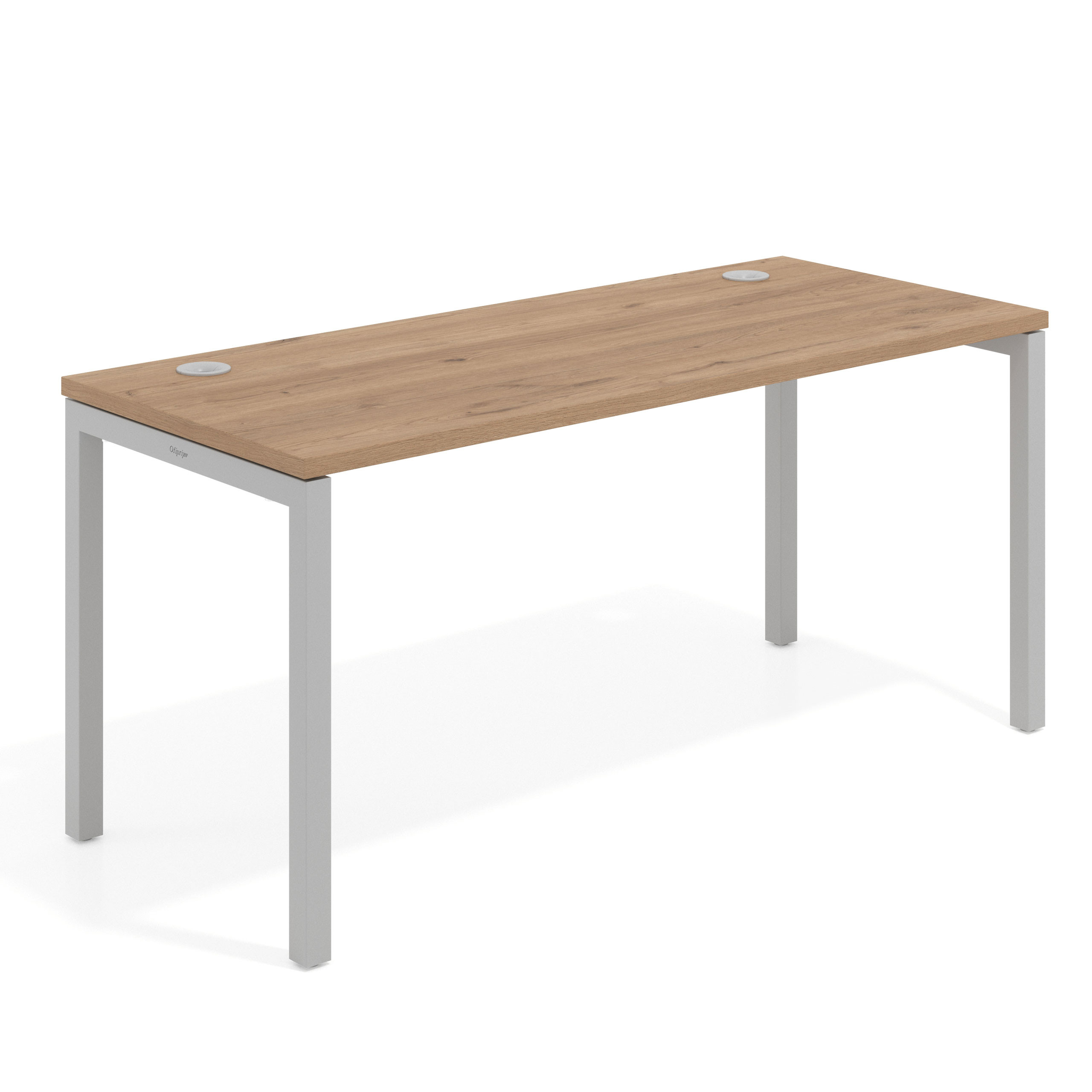 mesa de escritorio 160x68 naturale kube mesa individual fondo 68cm recto 1