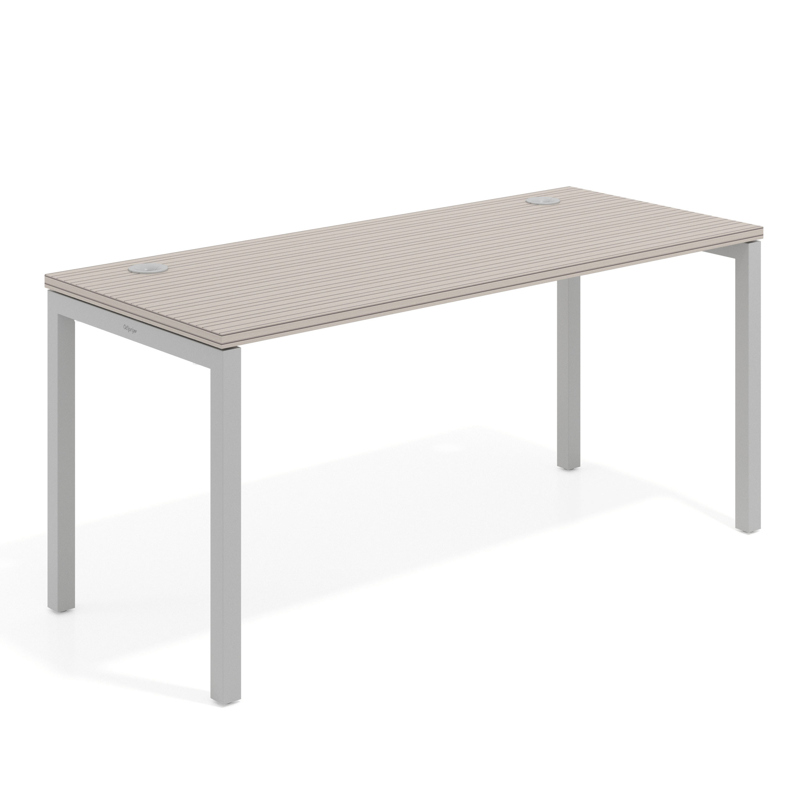mesa de escritorio 100x68 rayado coco kube mesa individual fondo 68cm recto 1