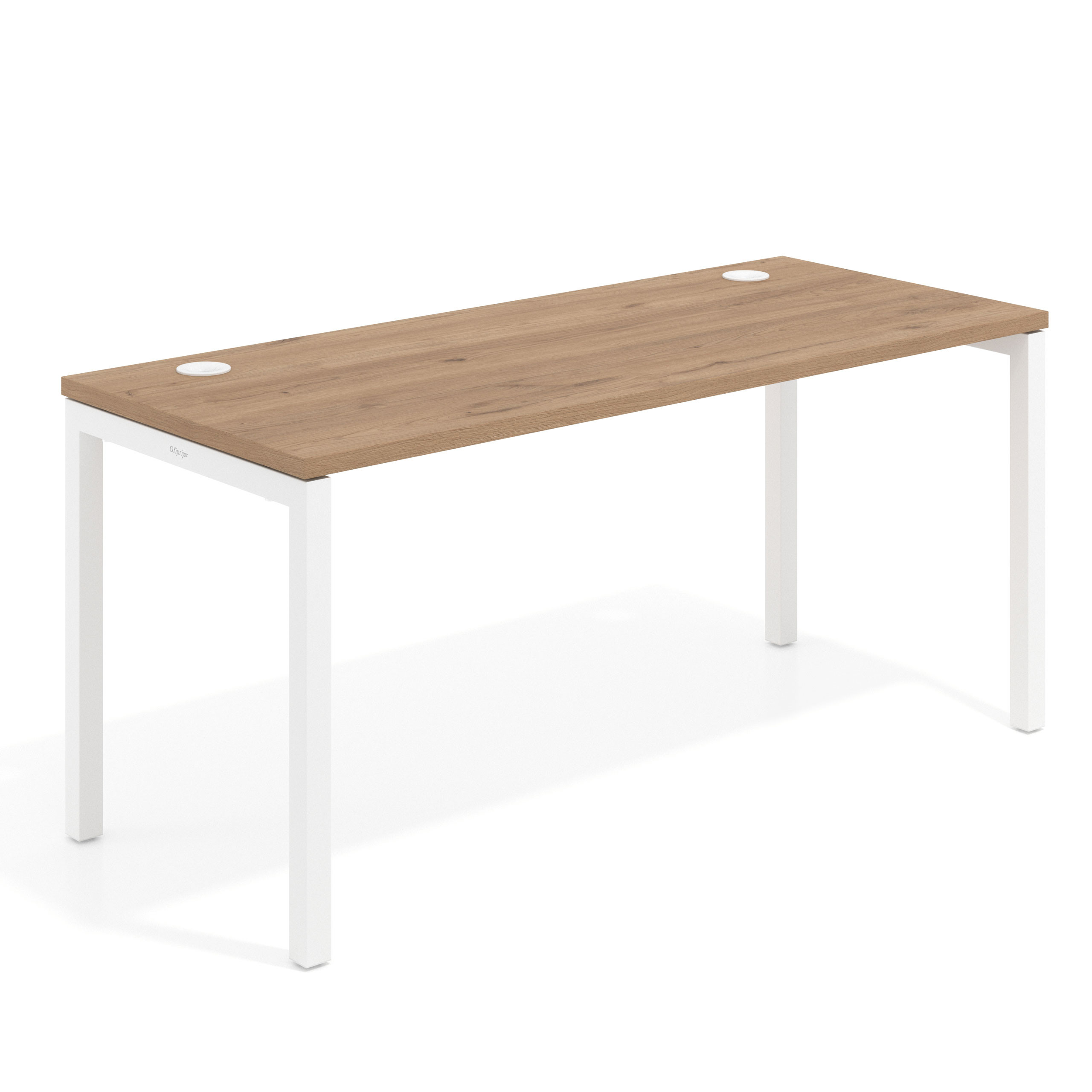 mesa de escritorio 100x68 naturale kube mesa individual fondo 68cm recto 1