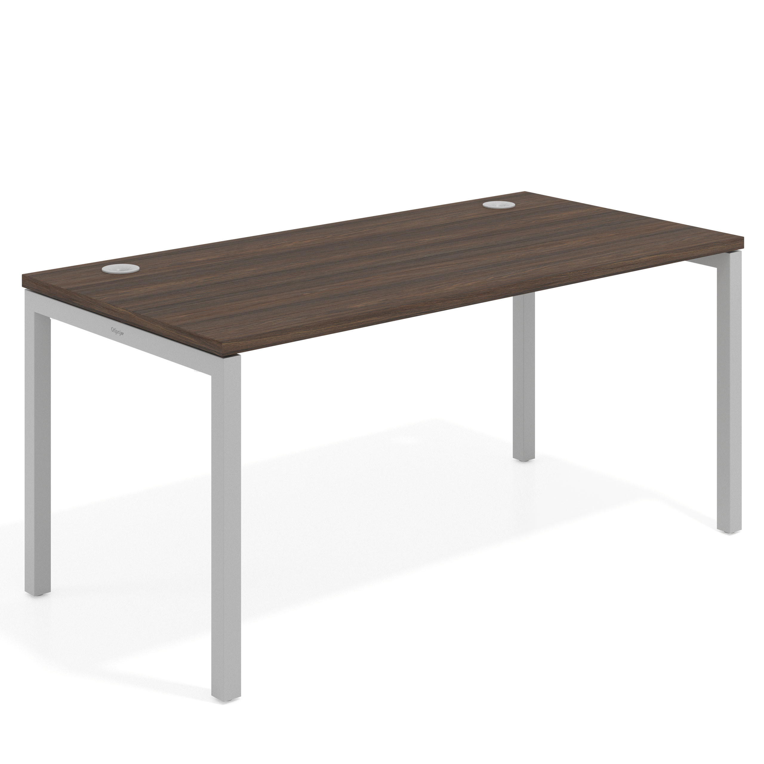 mesa de escritorio 140x80 mistral kube mesa individual fondo 80cm recto 1