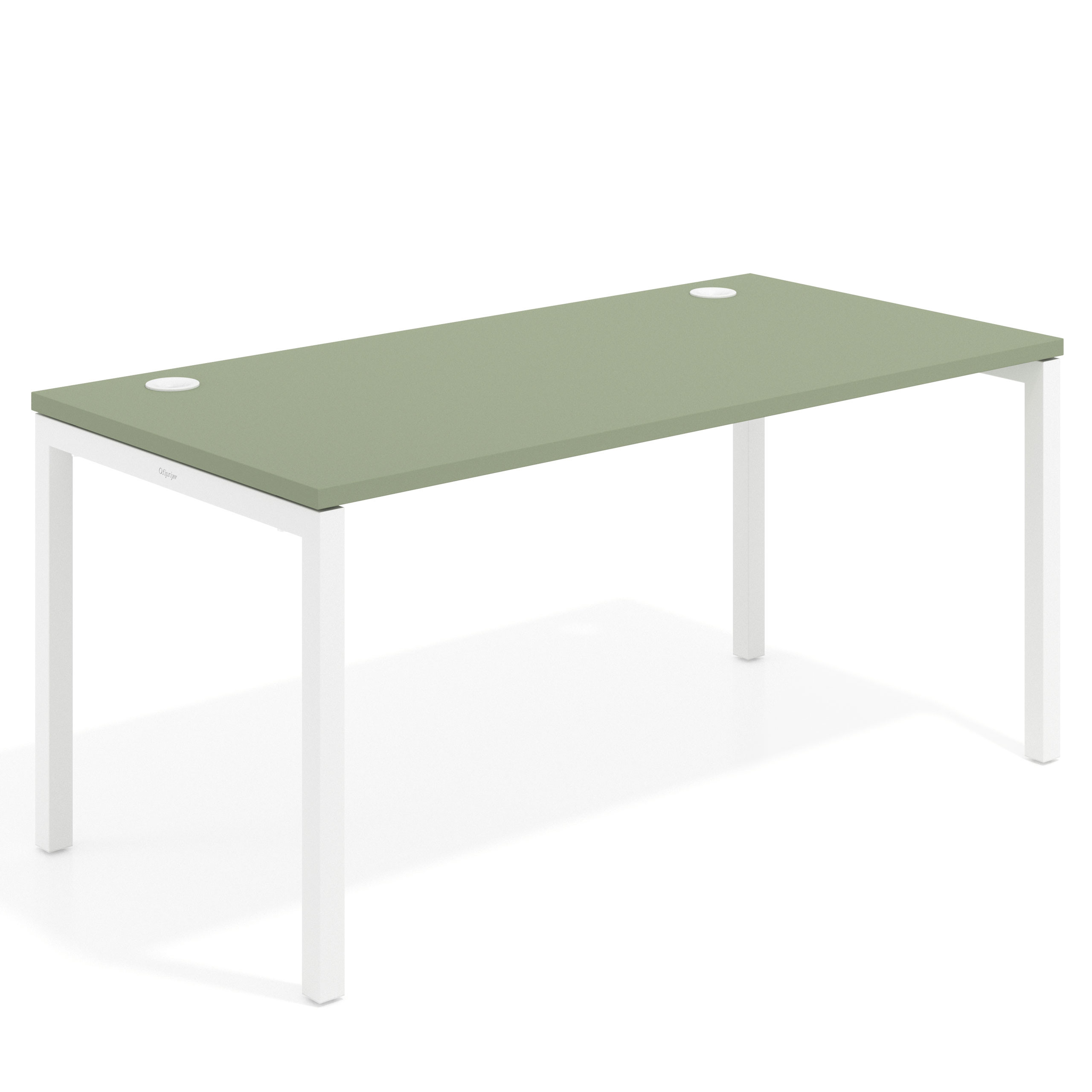 mesa de escritorio 100x80 sauce kube mesa individual fondo 80cm recto 1