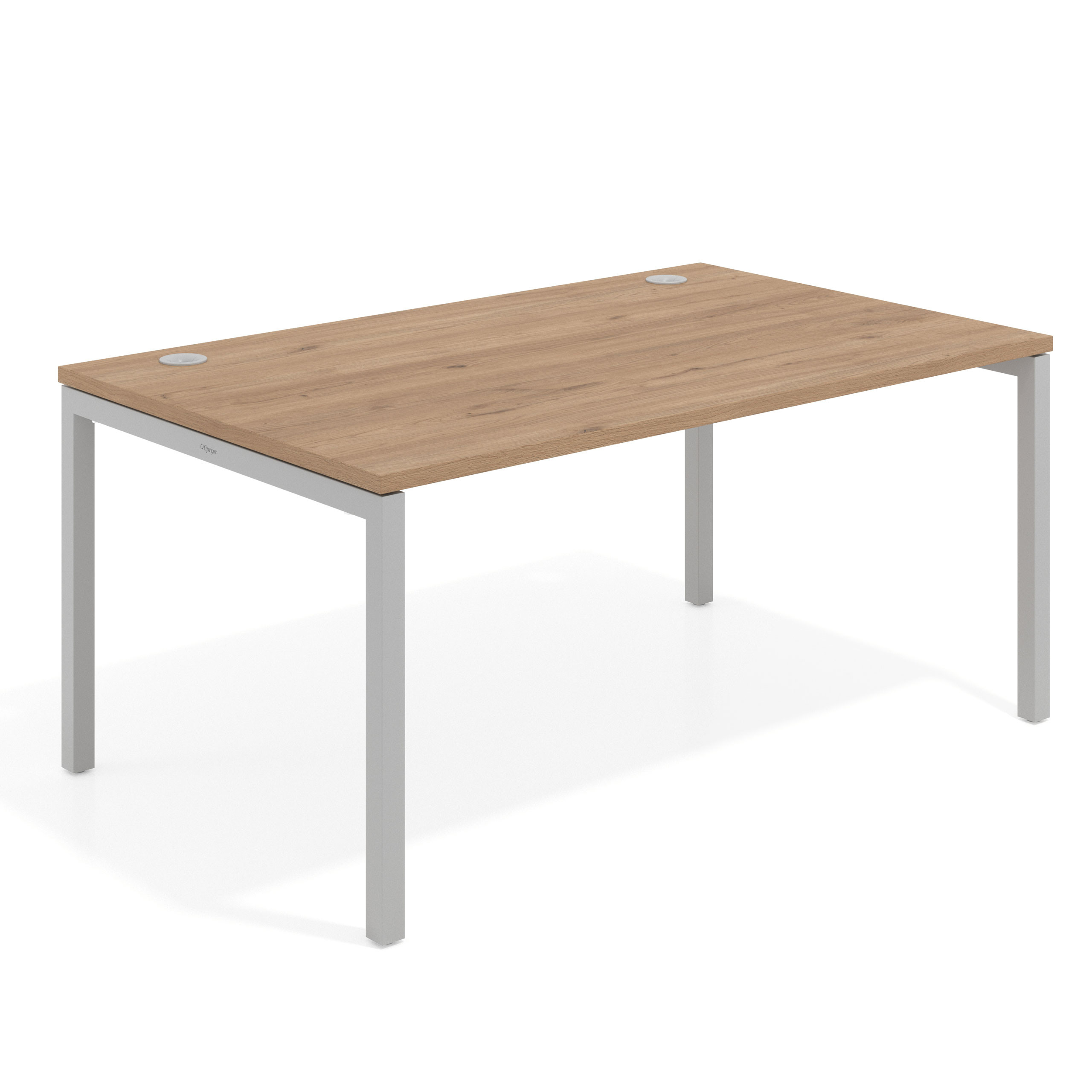 mesa de escritorio 100x100 naturale kube mesa individual fondo 100cm recto 1
