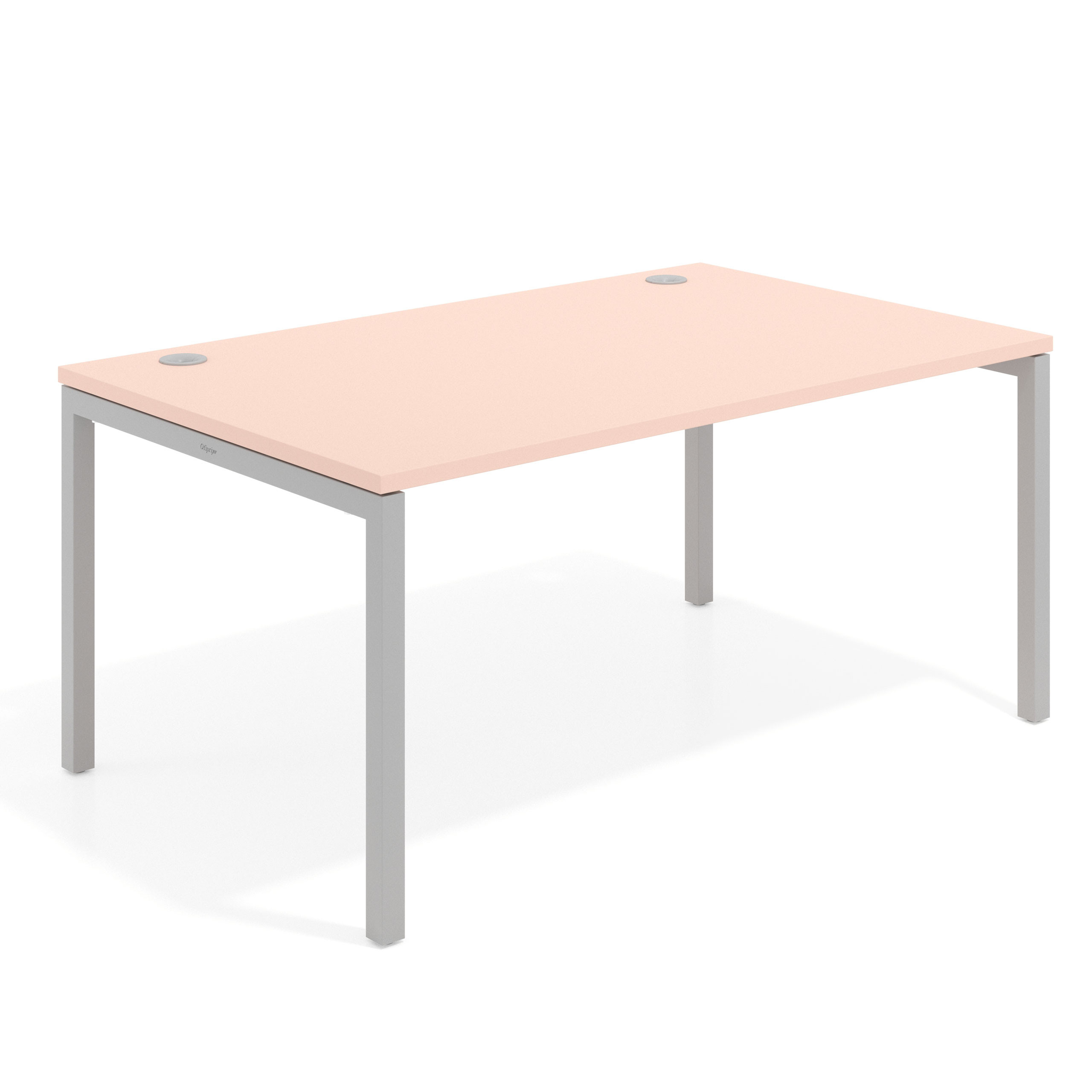 mesa de escritorio 100x100 rosa nube kube mesa individual fondo 100cm recto 1