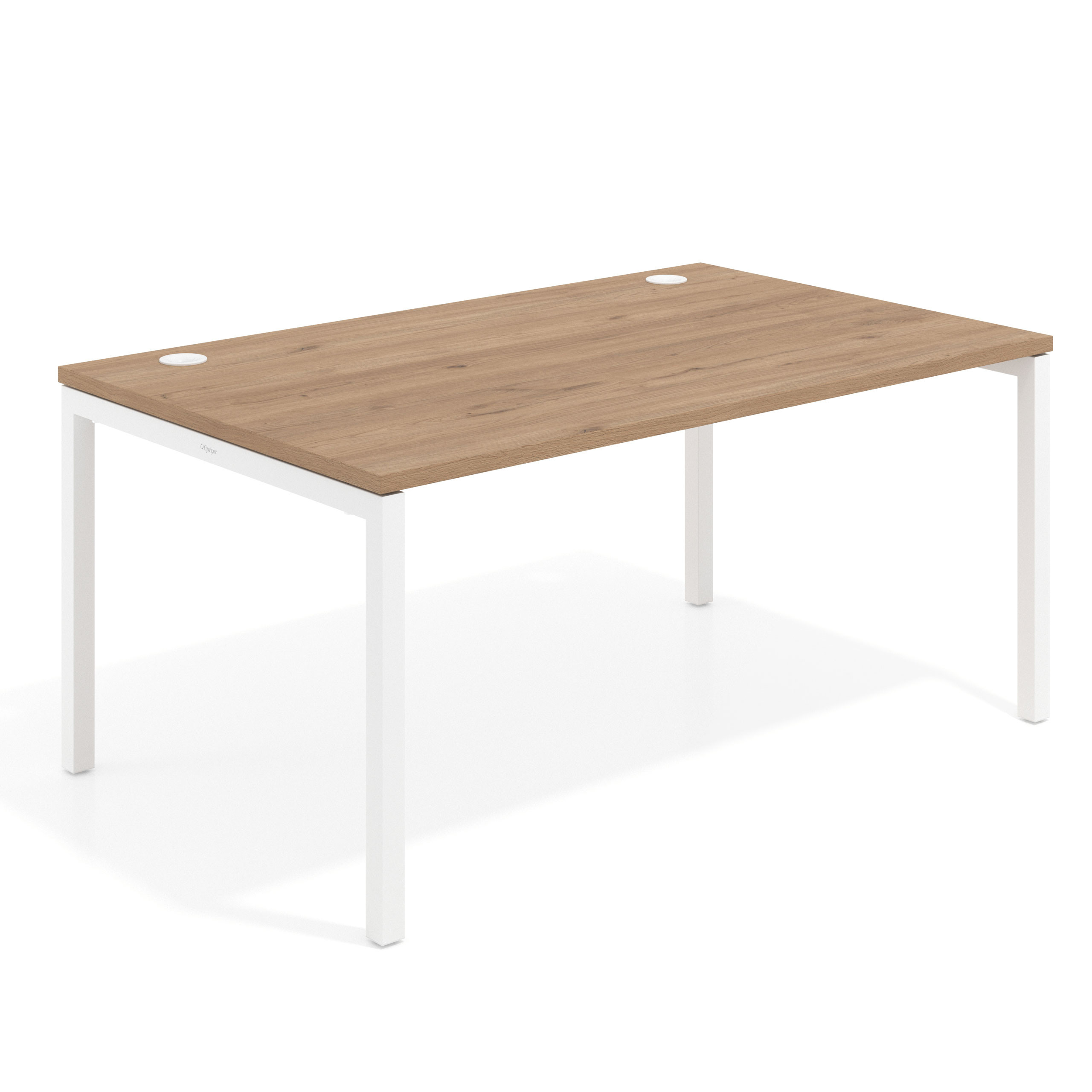 mesa de escritorio 100x100 naturale kube mesa individual fondo 100cm recto 1