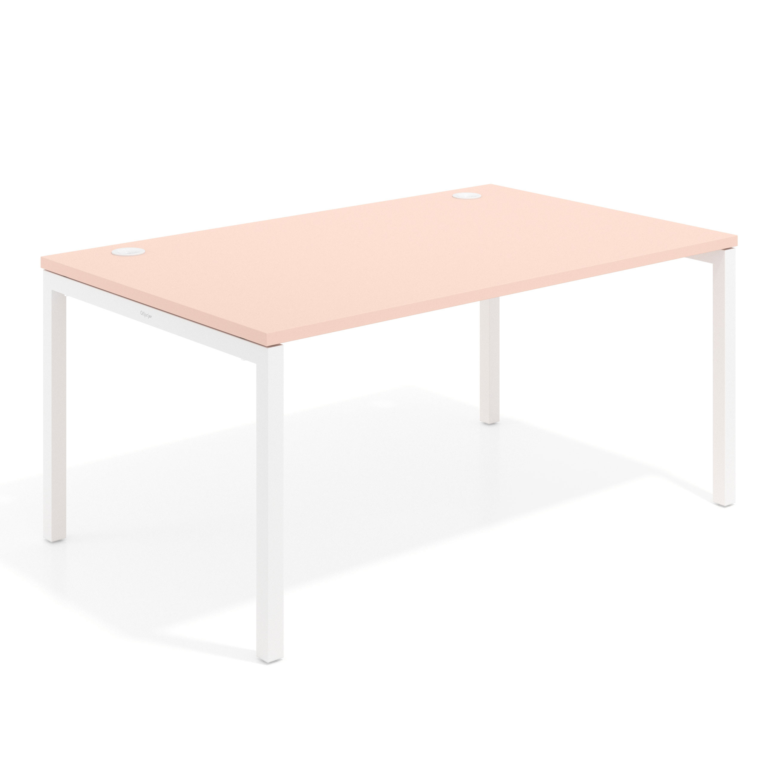 mesa de escritorio 140x100 rosa nube kube mesa individual fondo 100cm recto 1
