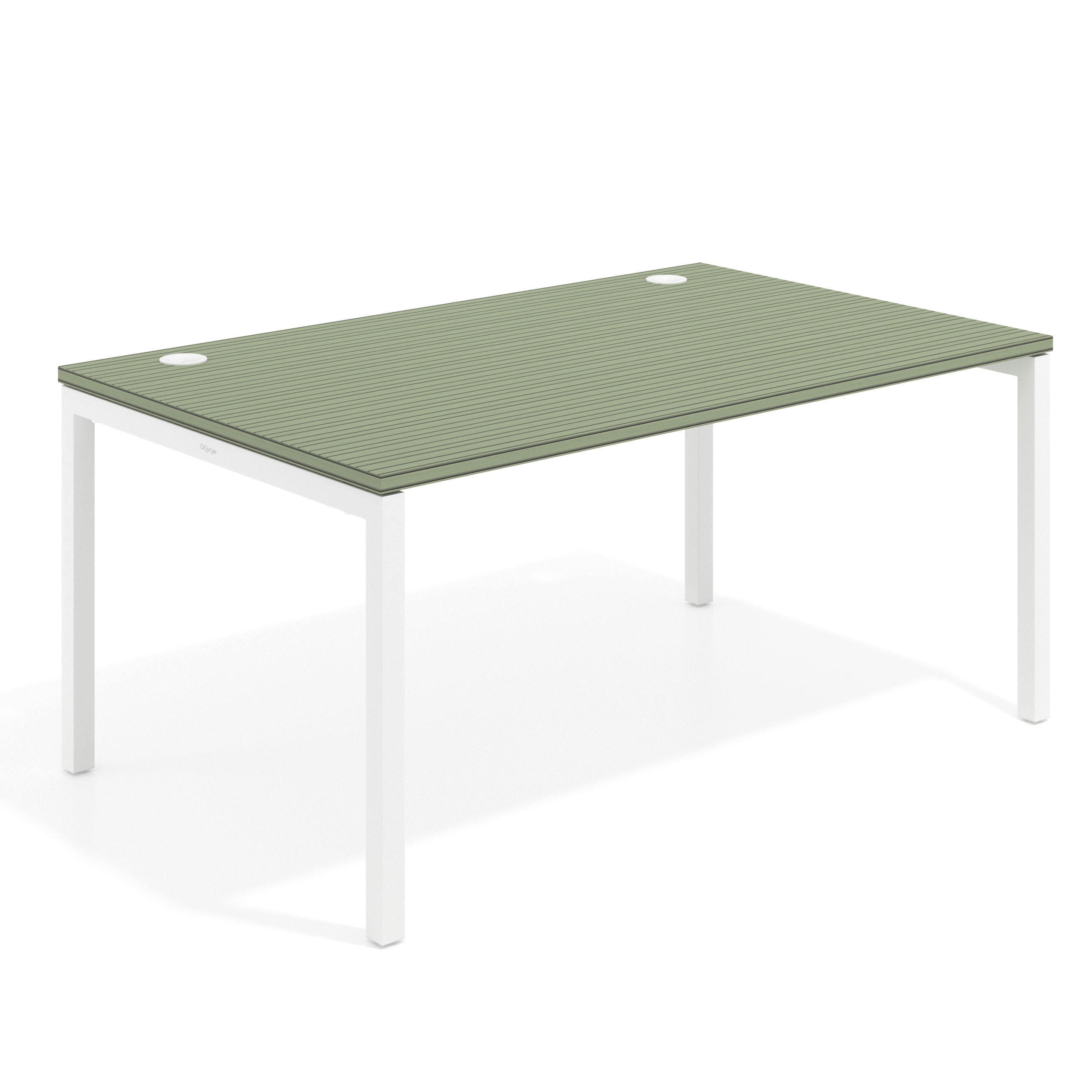 mesa de escritorio 200x100 rayado sauce kube mesa individual fondo 100cm recto 1