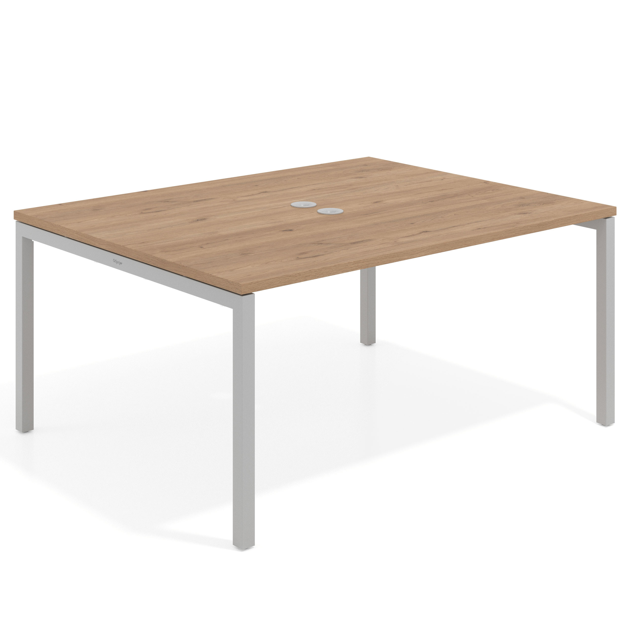 mesa co working 120x126 naturale kube mesa coworking fondo 126cm recto 1