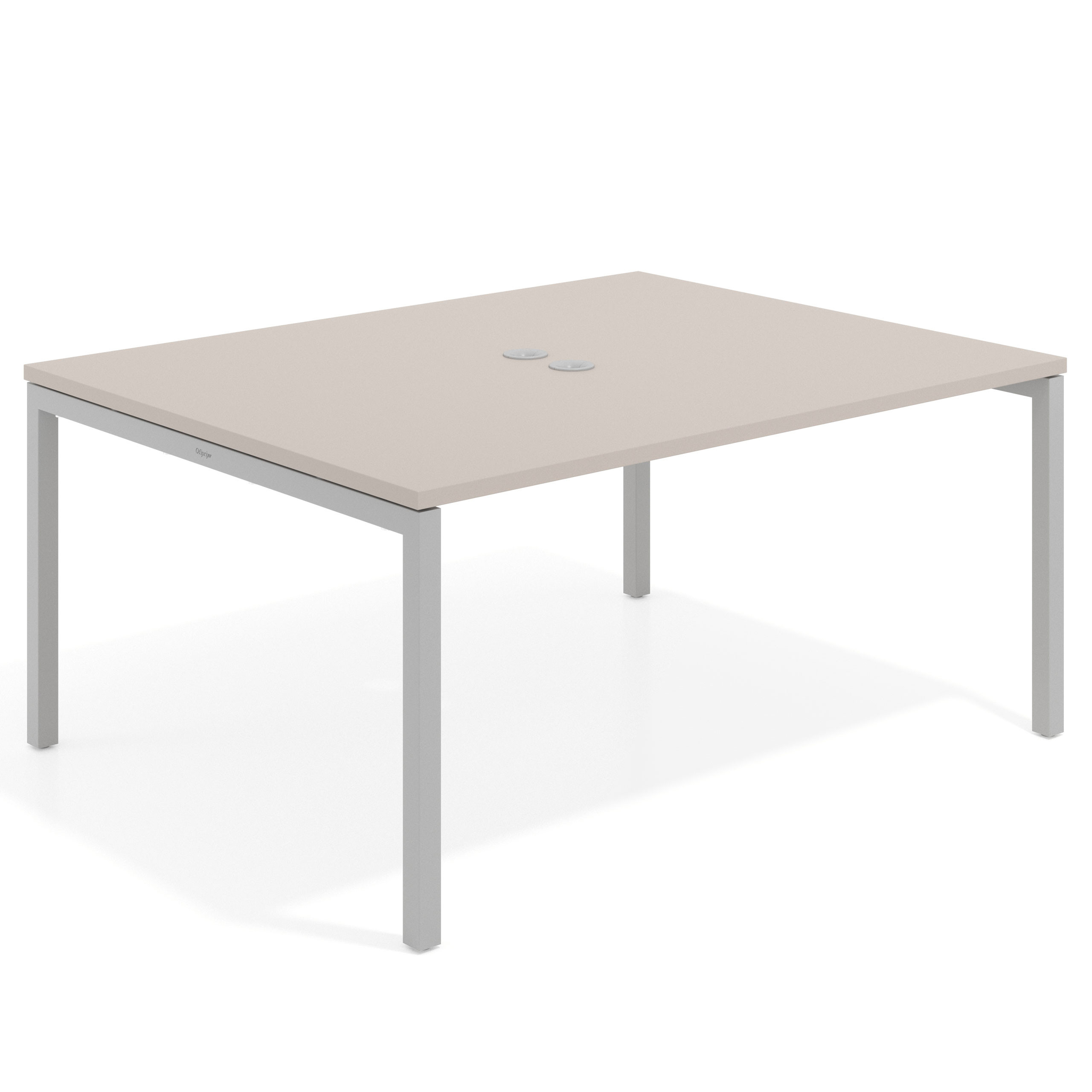 mesa co working 120x126 gris coco kube mesa coworking fondo 126cm recto 1