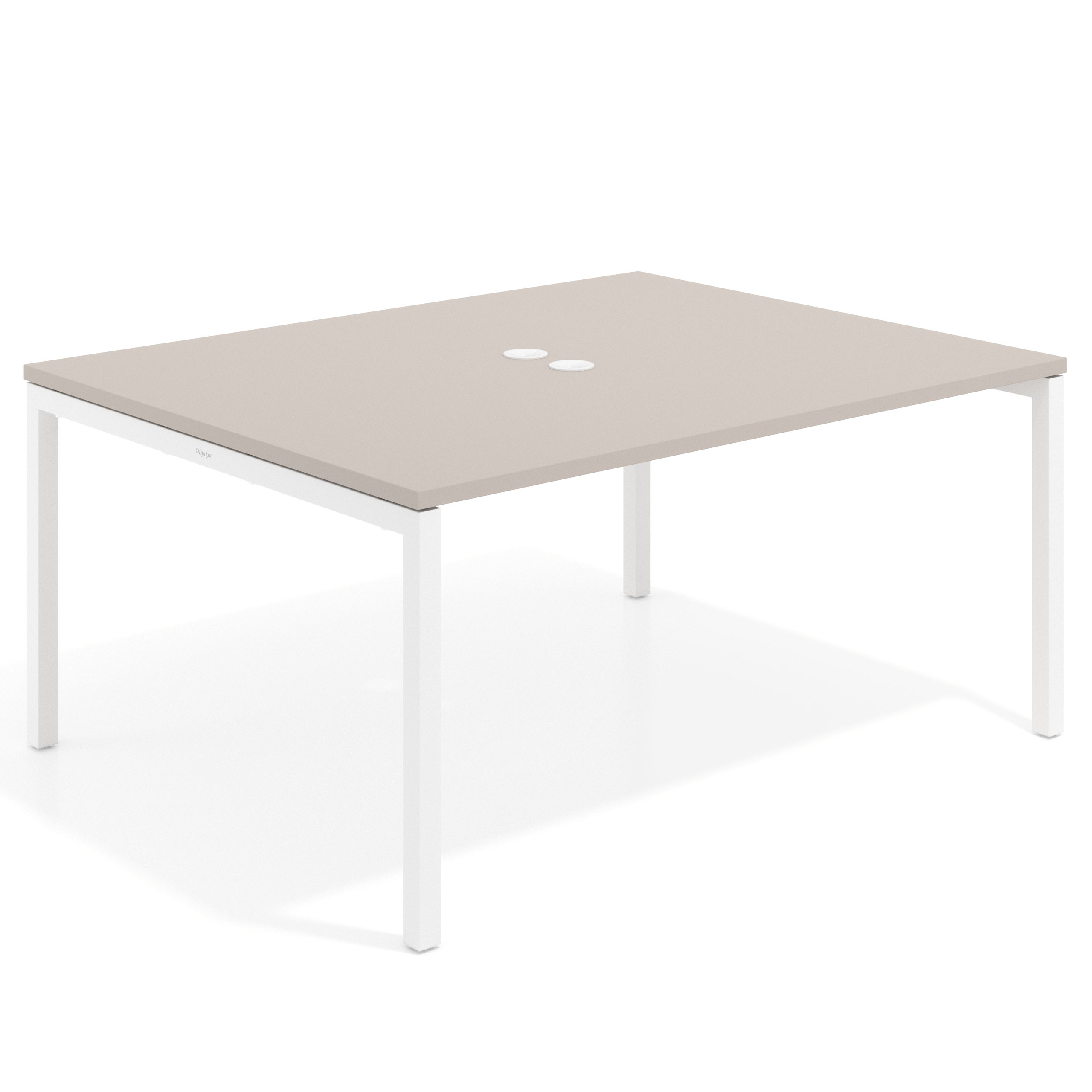 mesa co working 120x126 gris coco kube mesa coworking fondo 126cm recto 1
