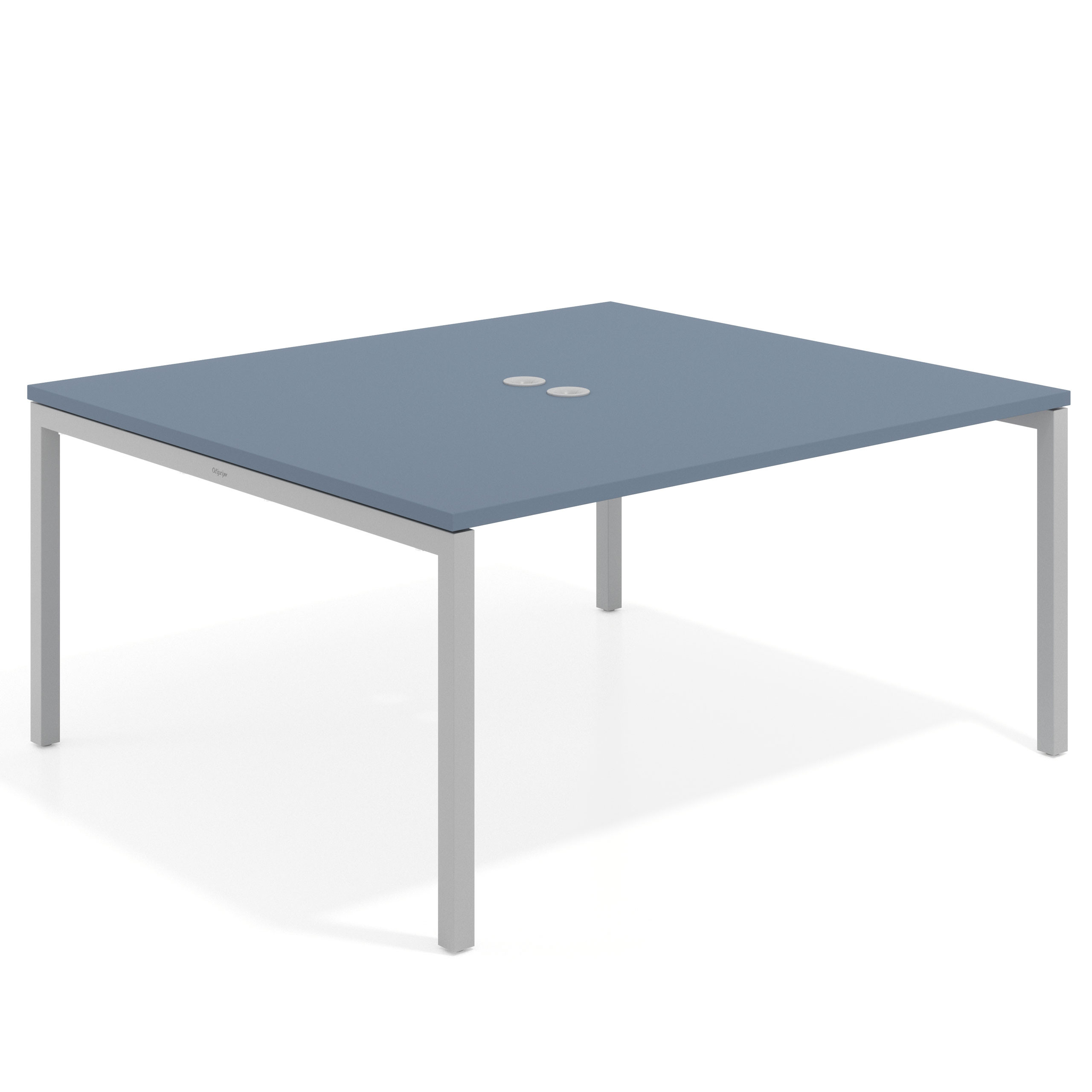 mesa co working 120x142 azul talco kube mesa coworking fondo 142cm recto 1