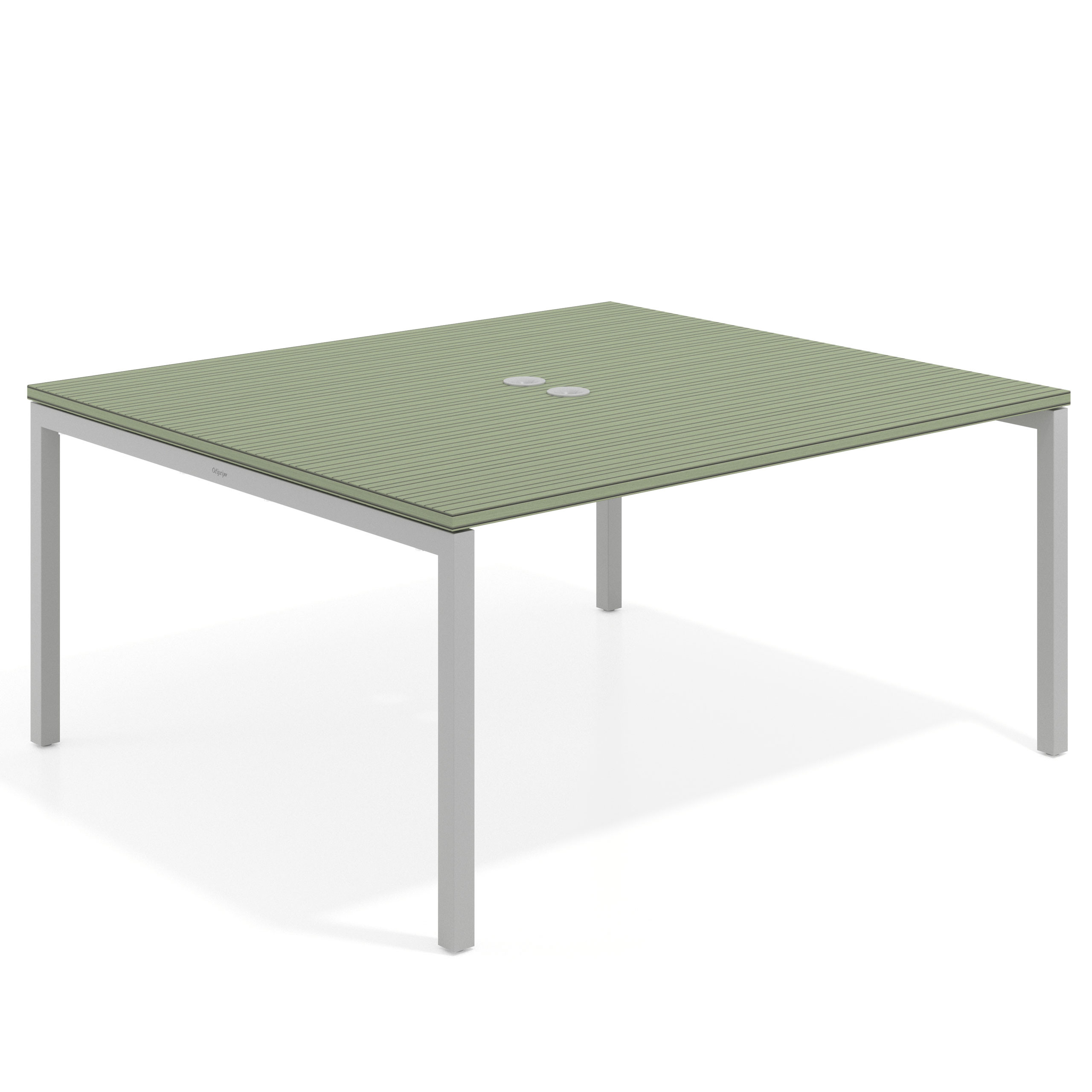 mesa co working 120x142 rayado sauce kube mesa coworking fondo 142cm recto 1