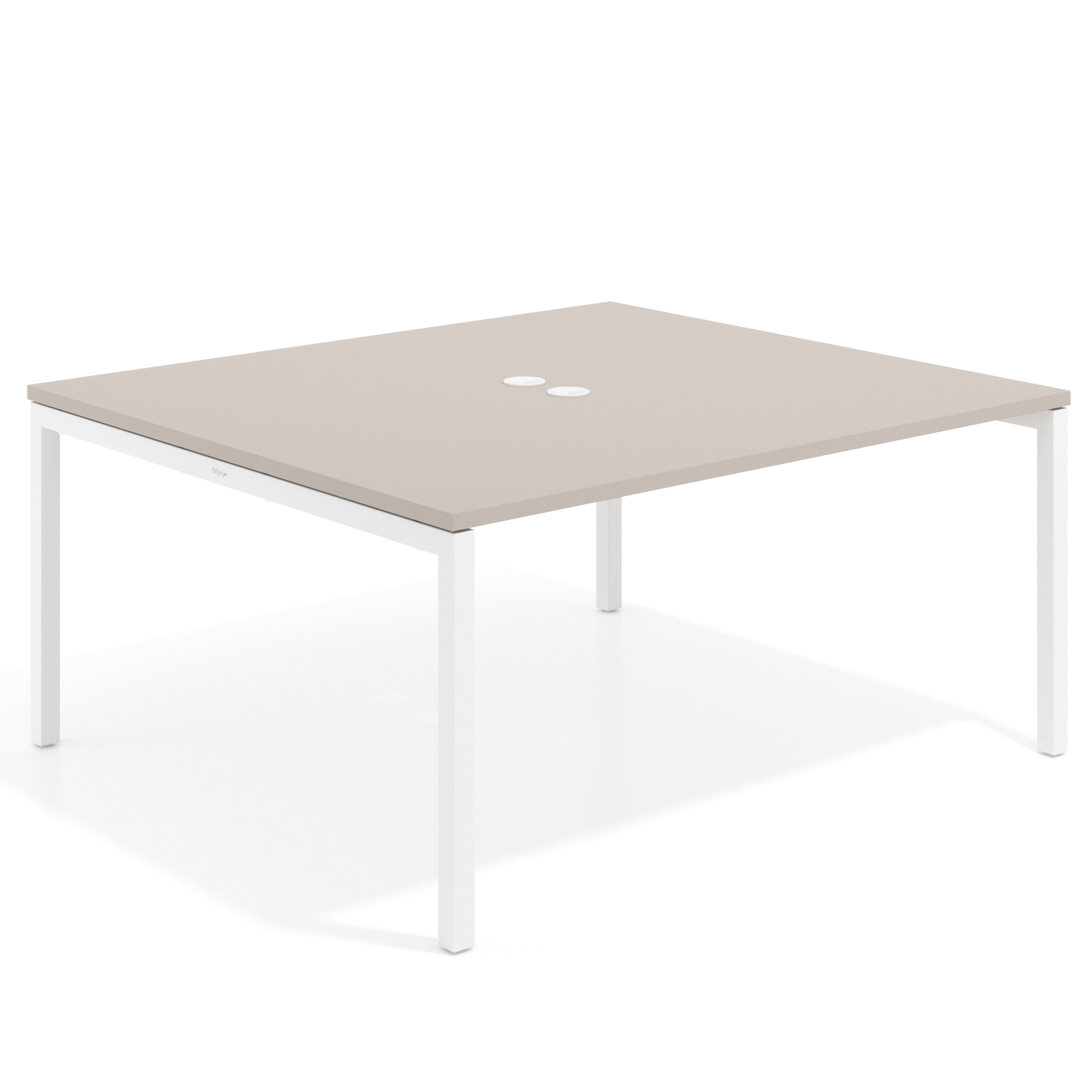 mesa co working 120x142 gris coco kube mesa coworking fondo 142cm recto 1