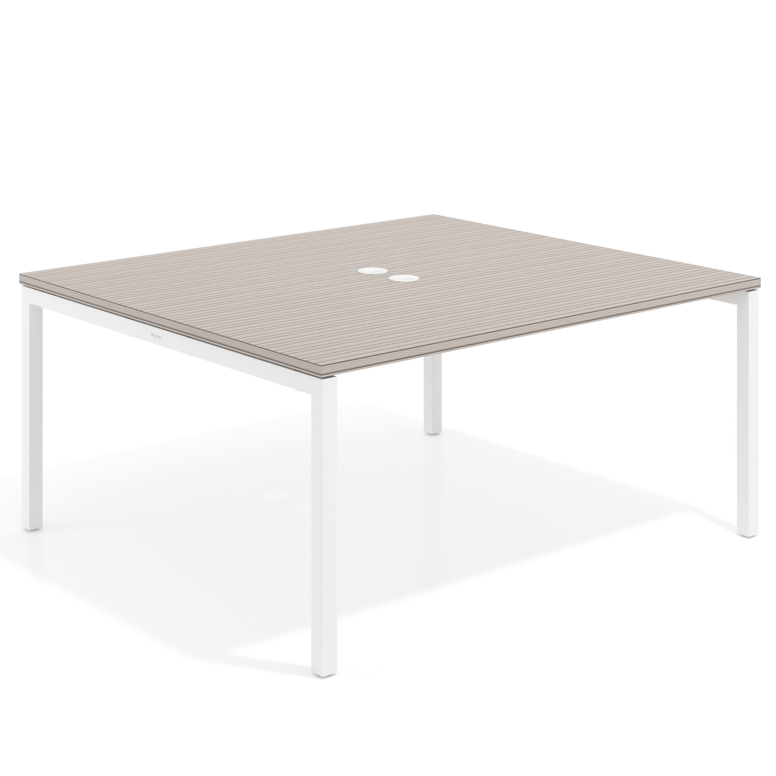 mesa co working 120x142 rayado coco kube mesa coworking fondo 142cm recto 1