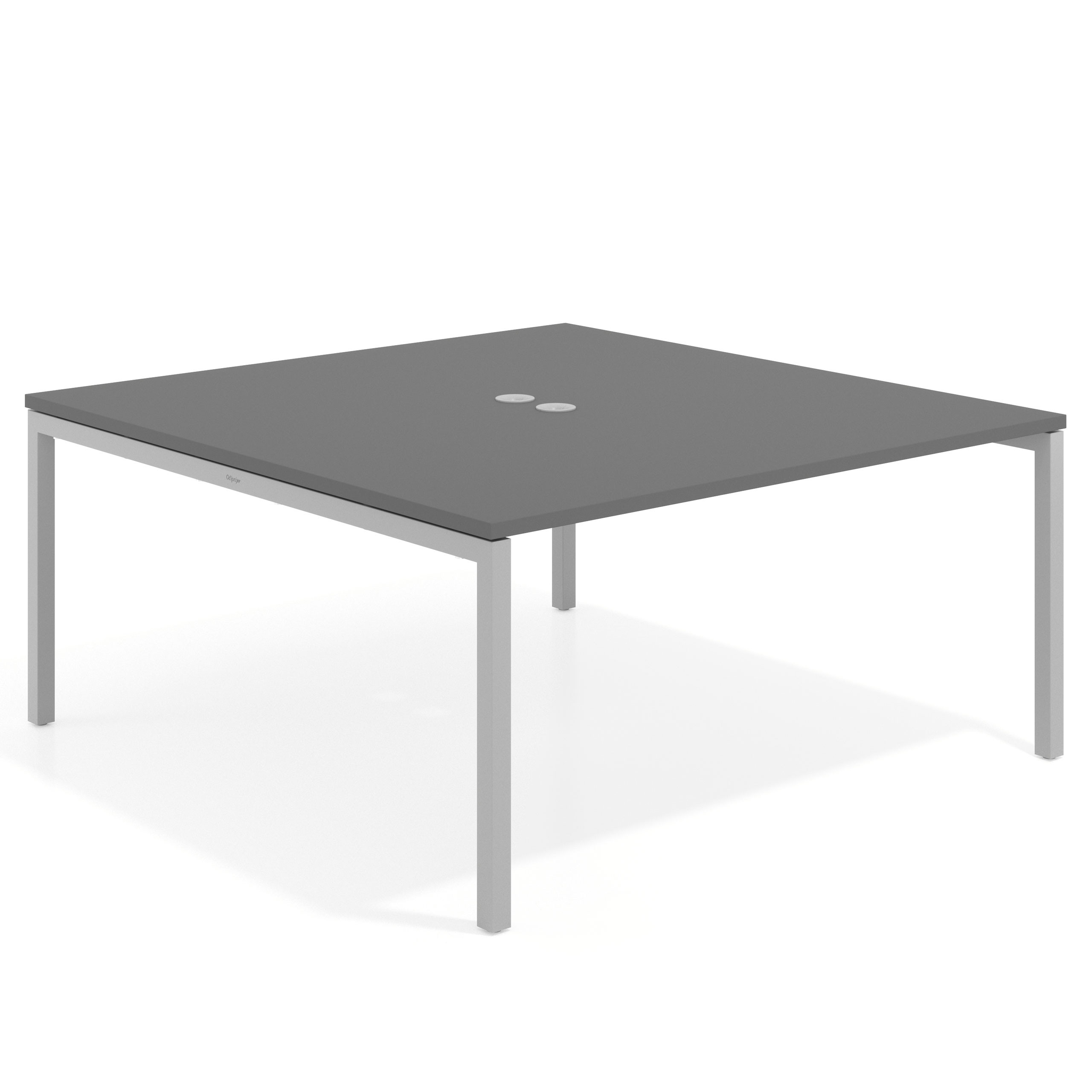 mesa co working 120x166 gris tormenta kube mesa coworking fondo 166cm recto 1