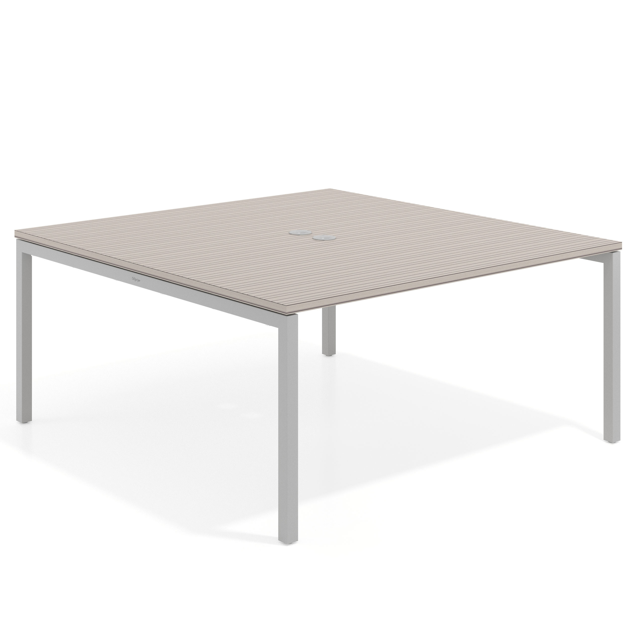 mesa co working 120x166 rayado coco kube mesa coworking fondo 166cm recto 1