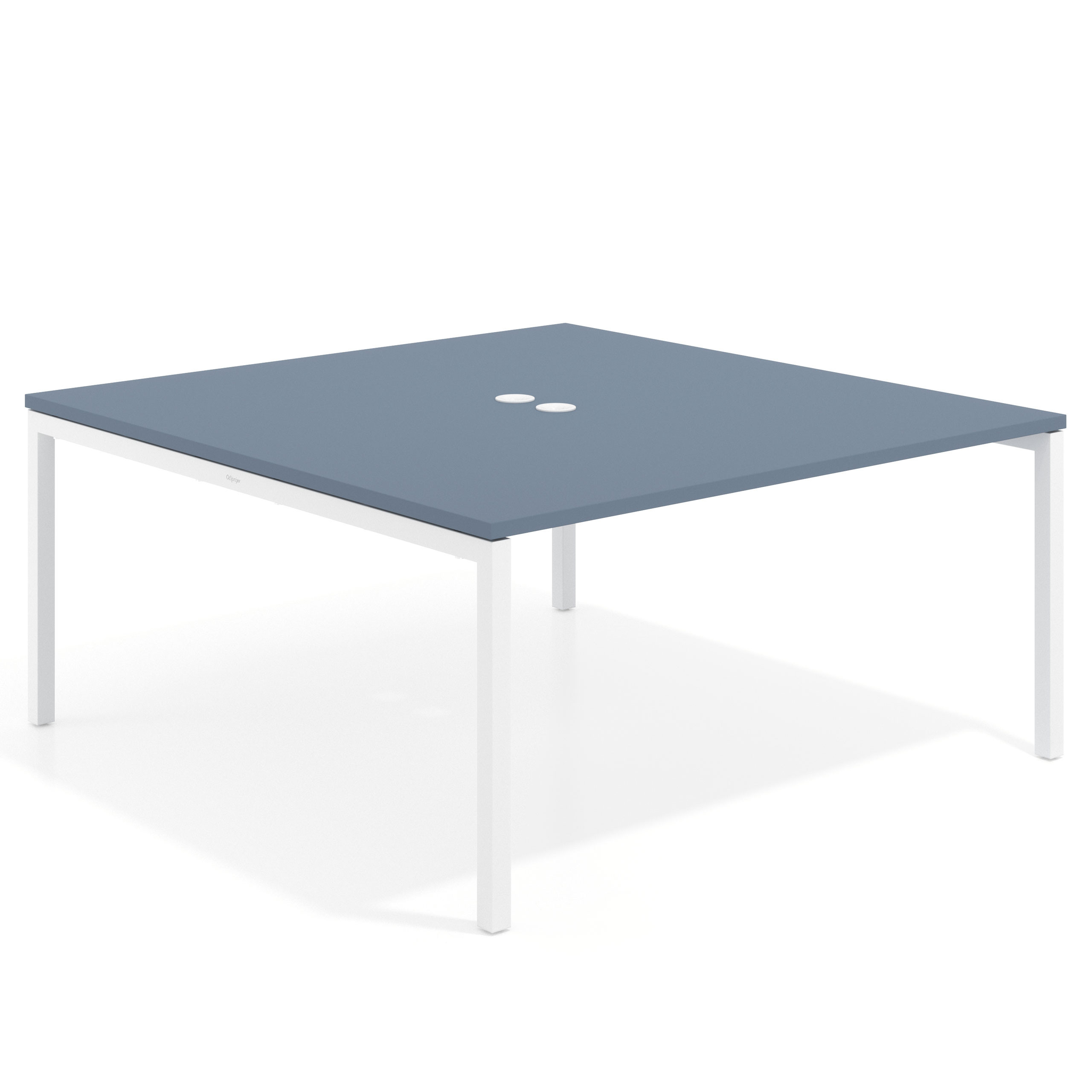mesa co working 120x166 azul talco kube mesa coworking fondo 166cm recto 1