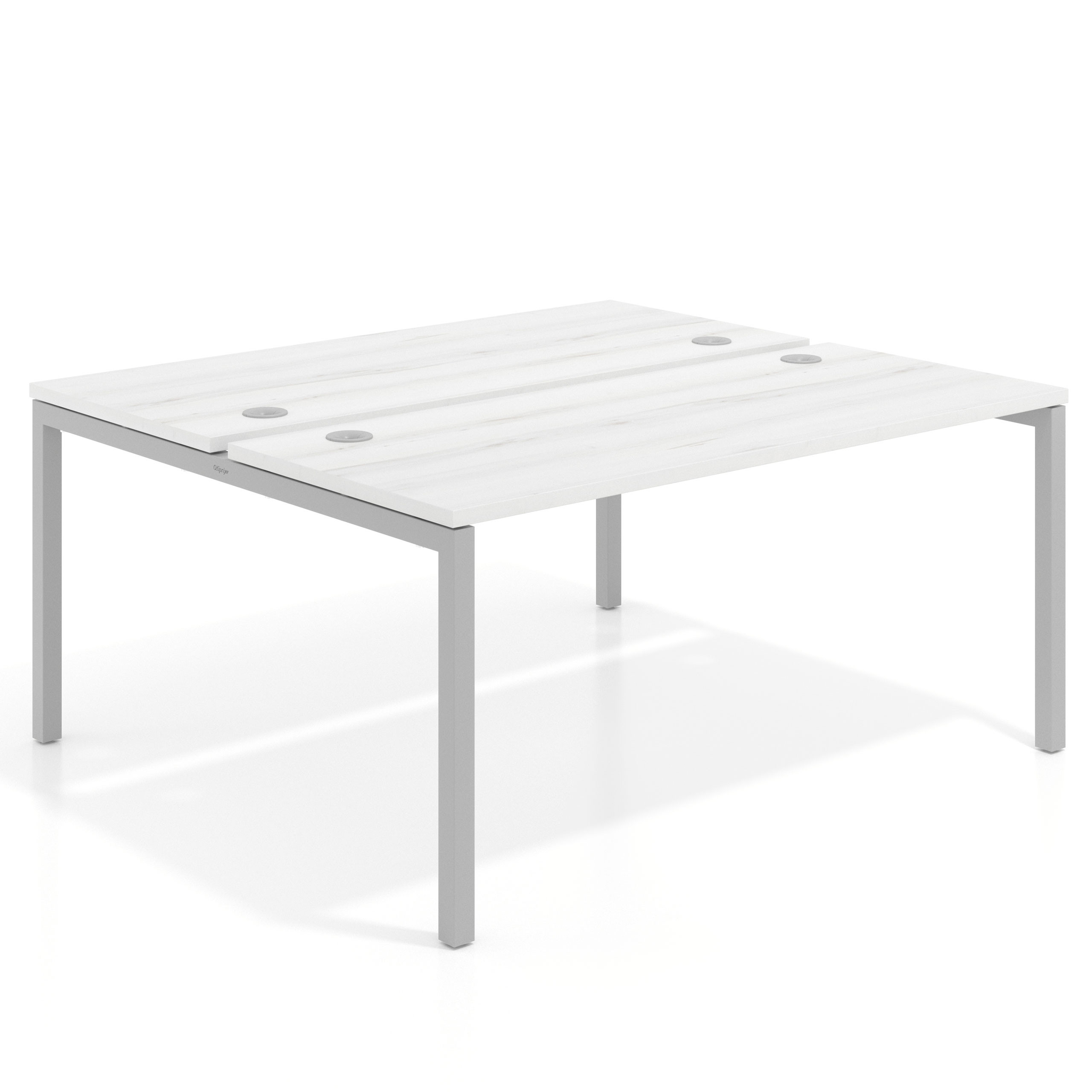 mesa multipuesto 100x142 albo kube mesa bench fondo 142cm recto 1