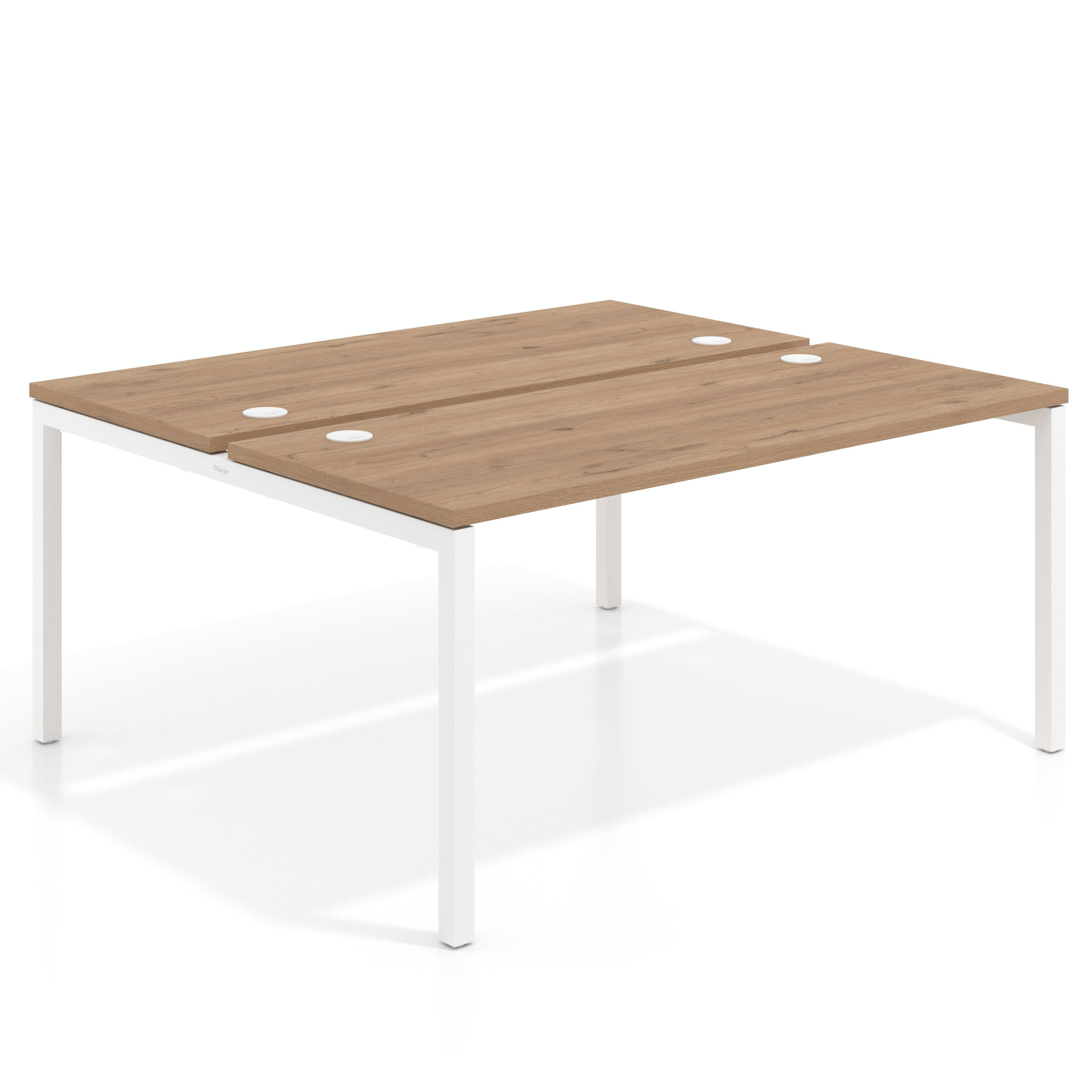 mesa multipuesto 100x142 naturale kube mesa bench fondo 142cm recto 1