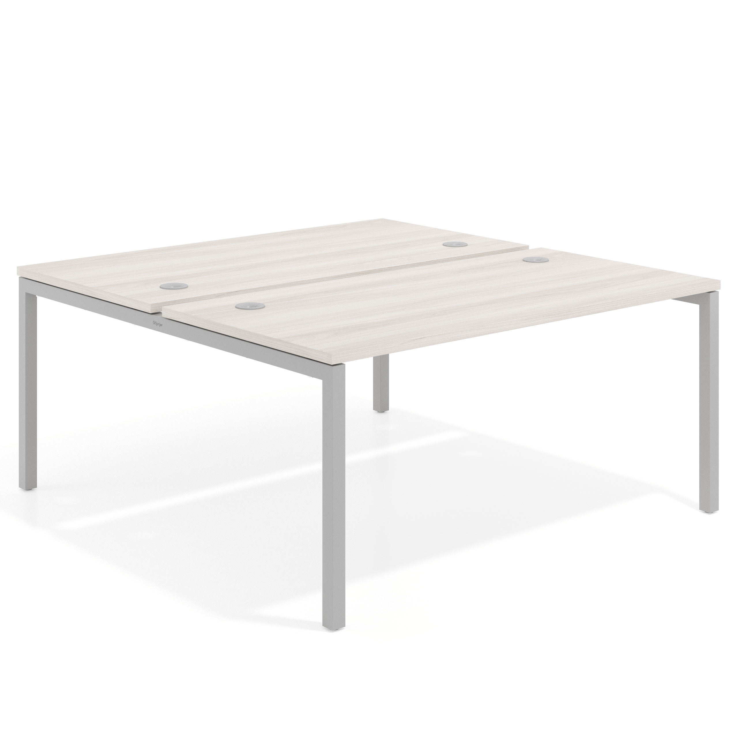 mesa multipuesto 100x166 california kube mesa bench fondo 166cm recto 1