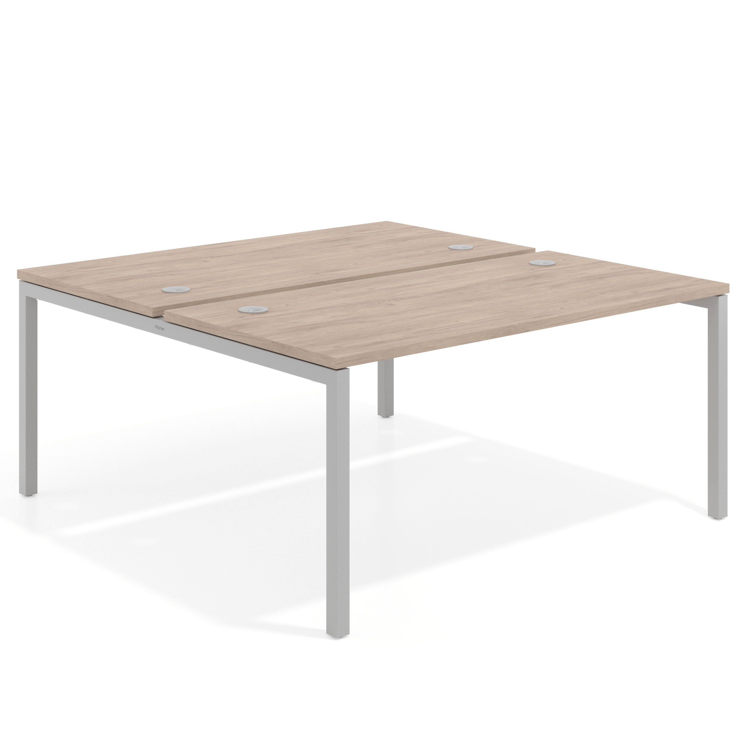 mesa multipuesto 100x166 sahara kube mesa bench fondo 166cm recto 1