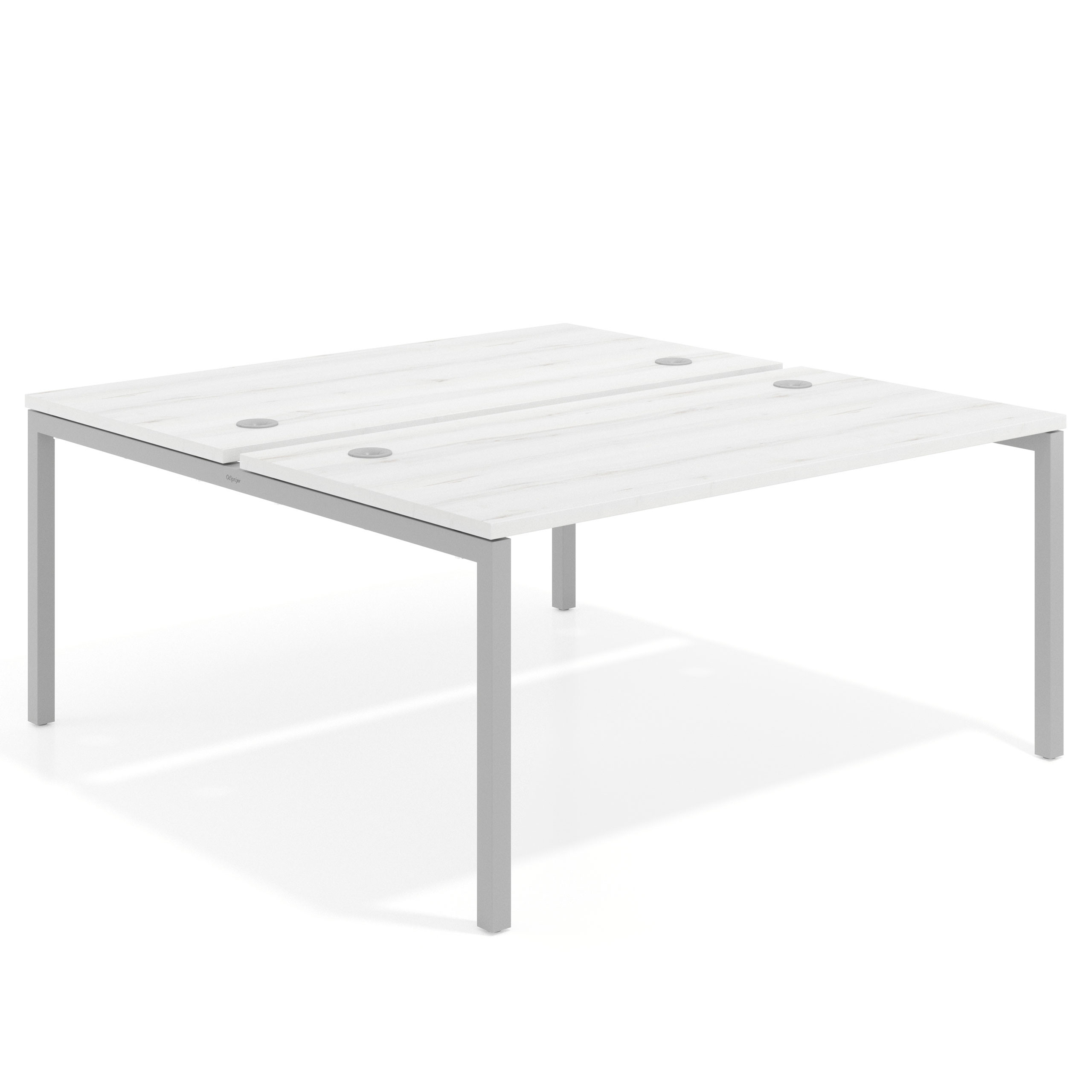mesa multipuesto 100x166 albo kube mesa bench fondo 166cm recto 1