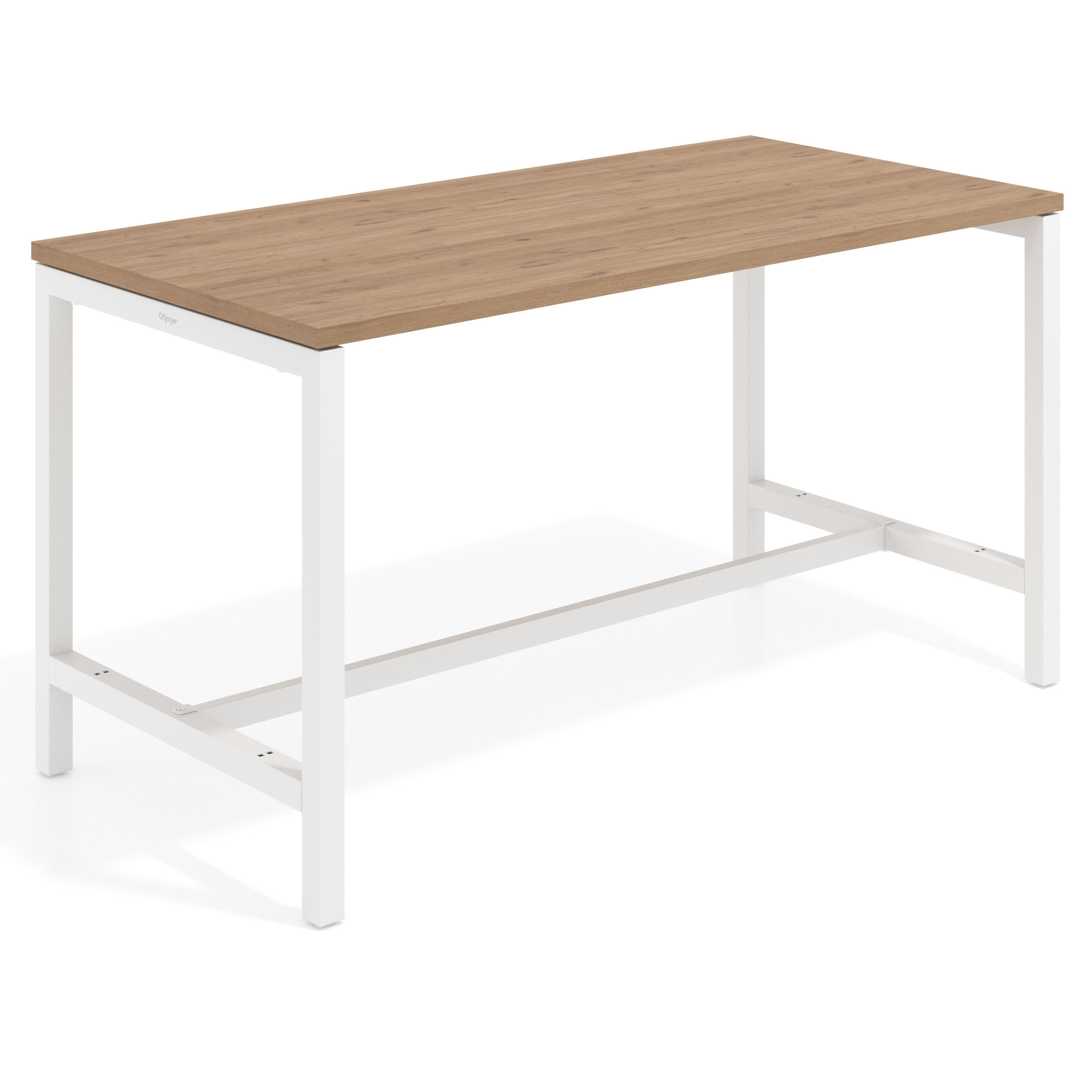 mesa de colectividad 160x80 naturale kube mesa expositor recto 1