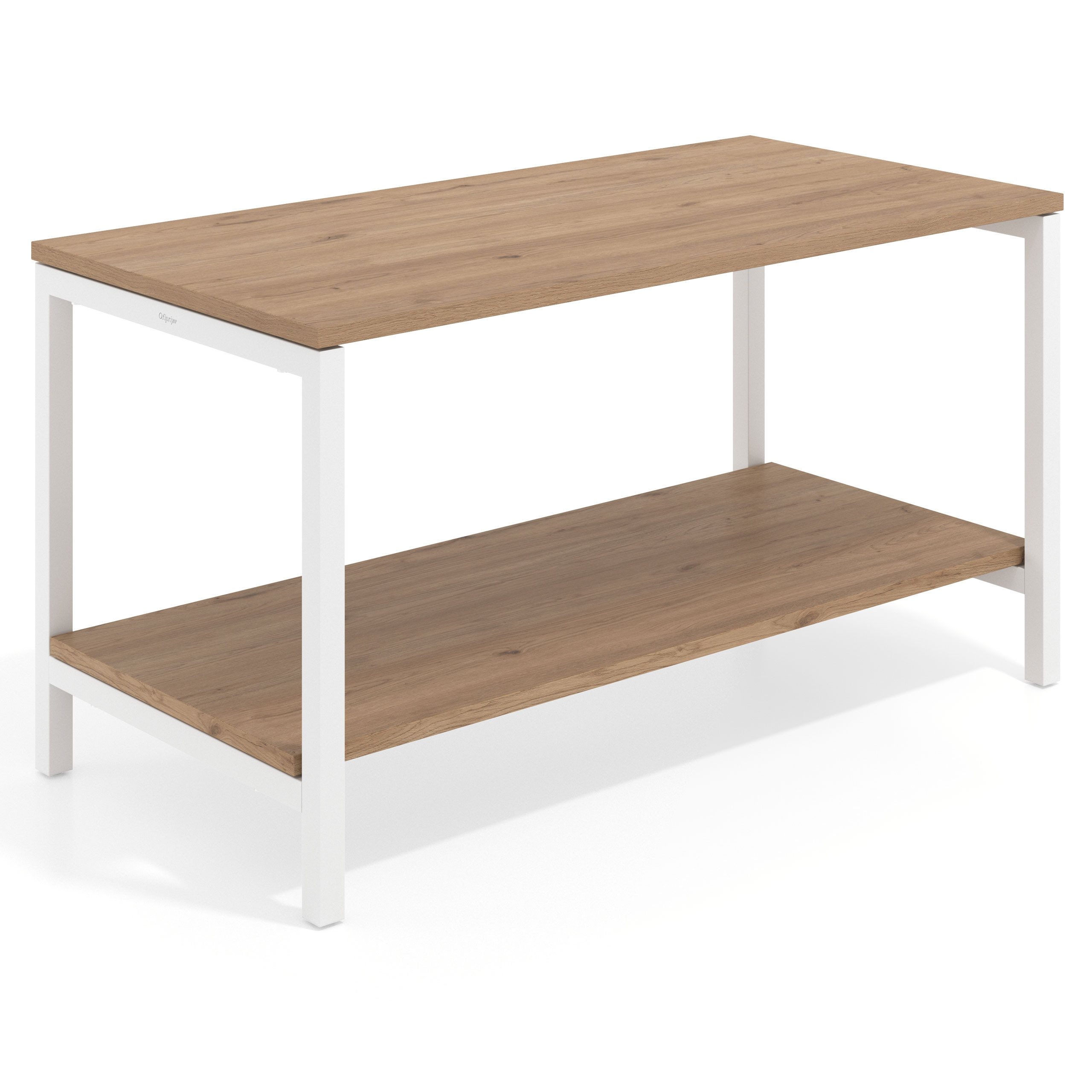 mesa de colectividad 160x80 naturale kube mesa expositor 2 alturas recto 1