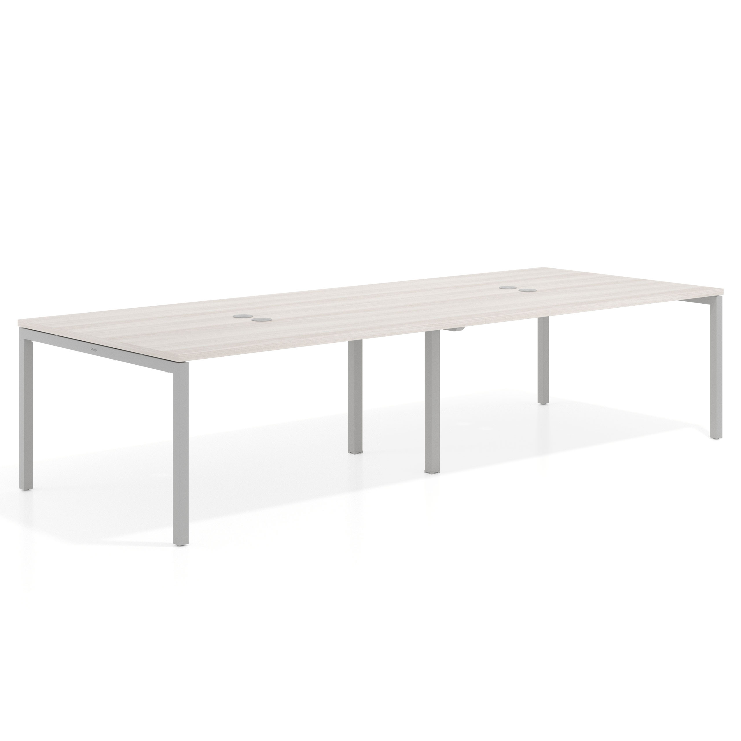 mesa multipuesto 240x126 california kube mesa coworking doble fondo 126cm recto 1