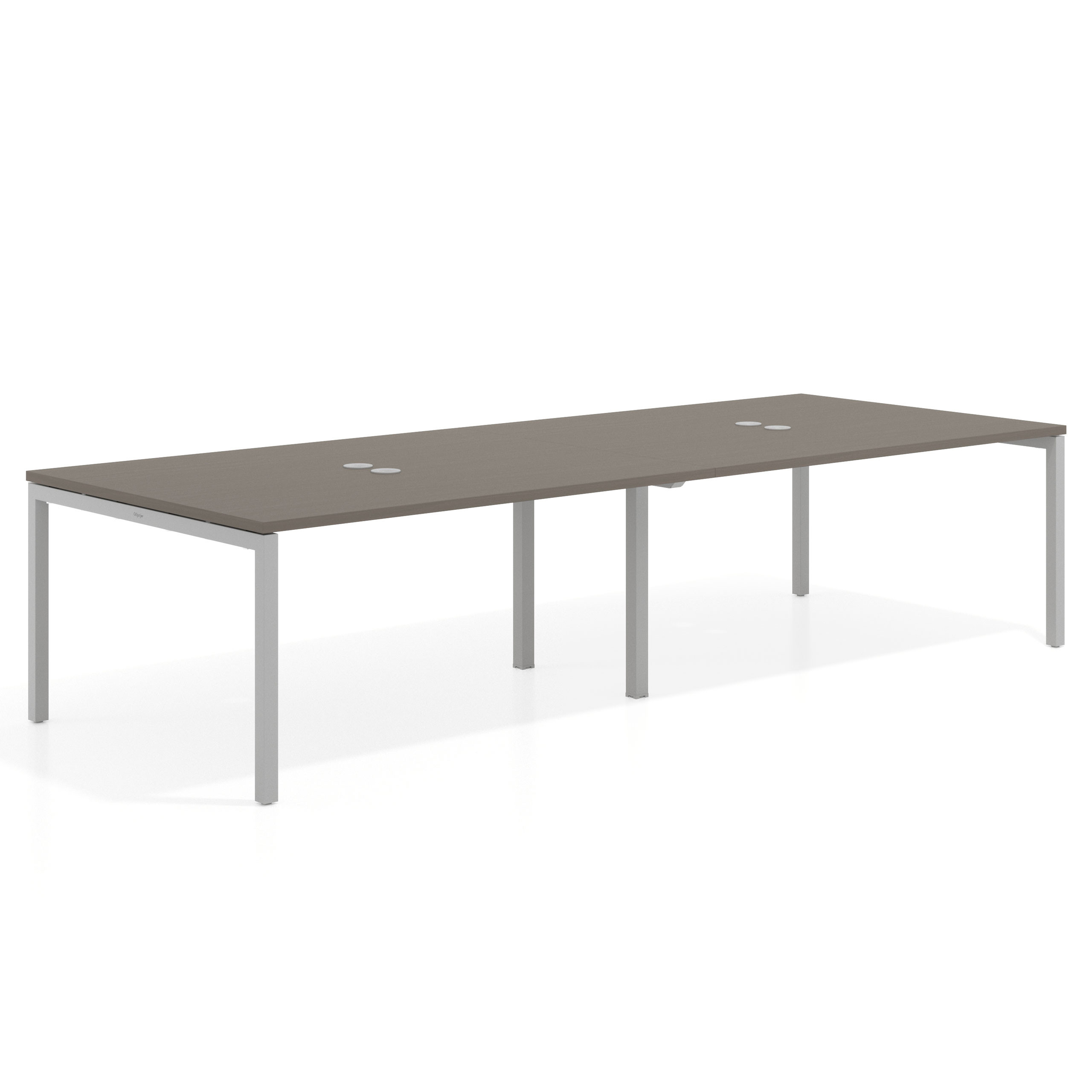 mesa multipuesto 240x126 etna kube mesa coworking doble fondo 126cm recto 1