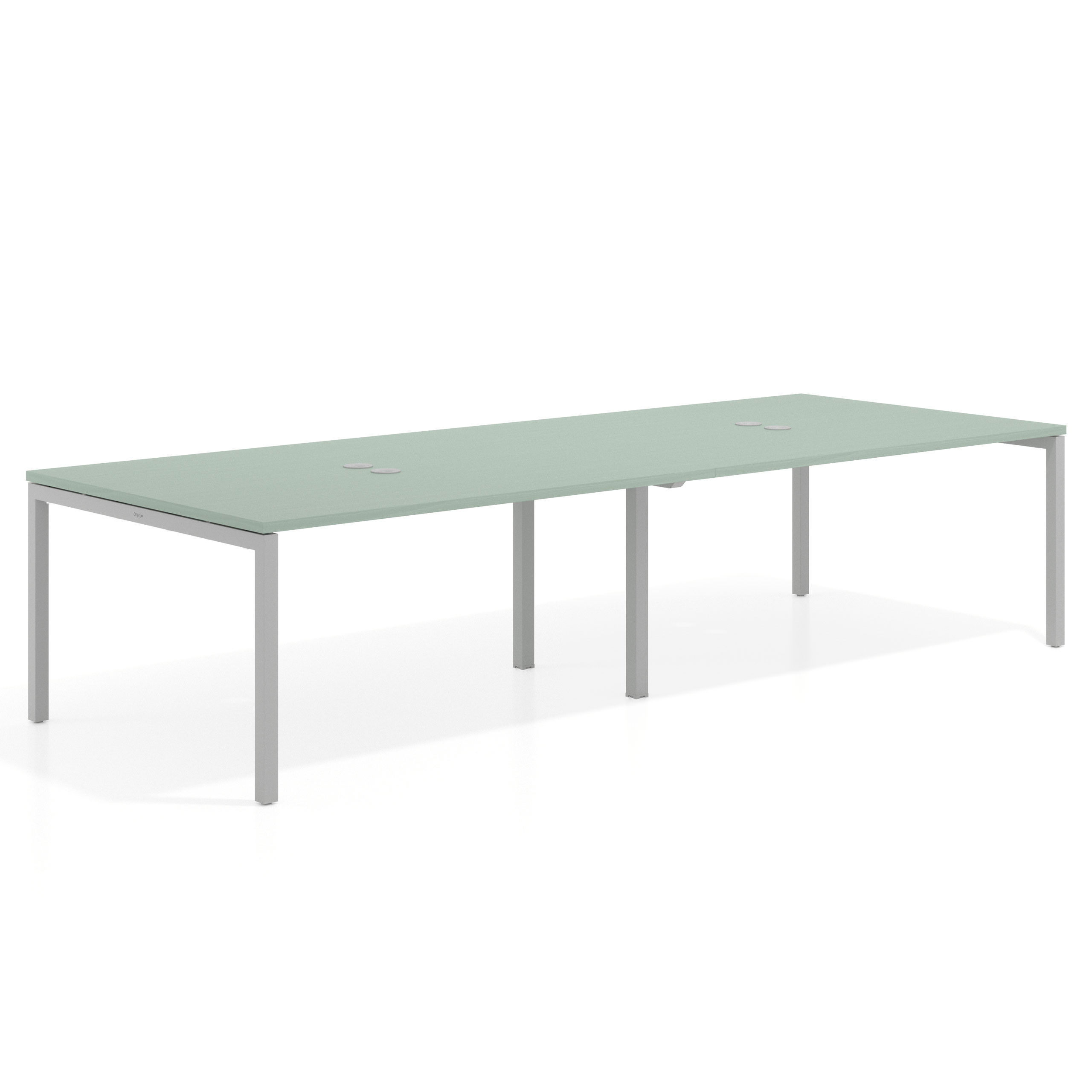 mesa multipuesto 240x126 iris kube mesa coworking doble fondo 126cm recto 1