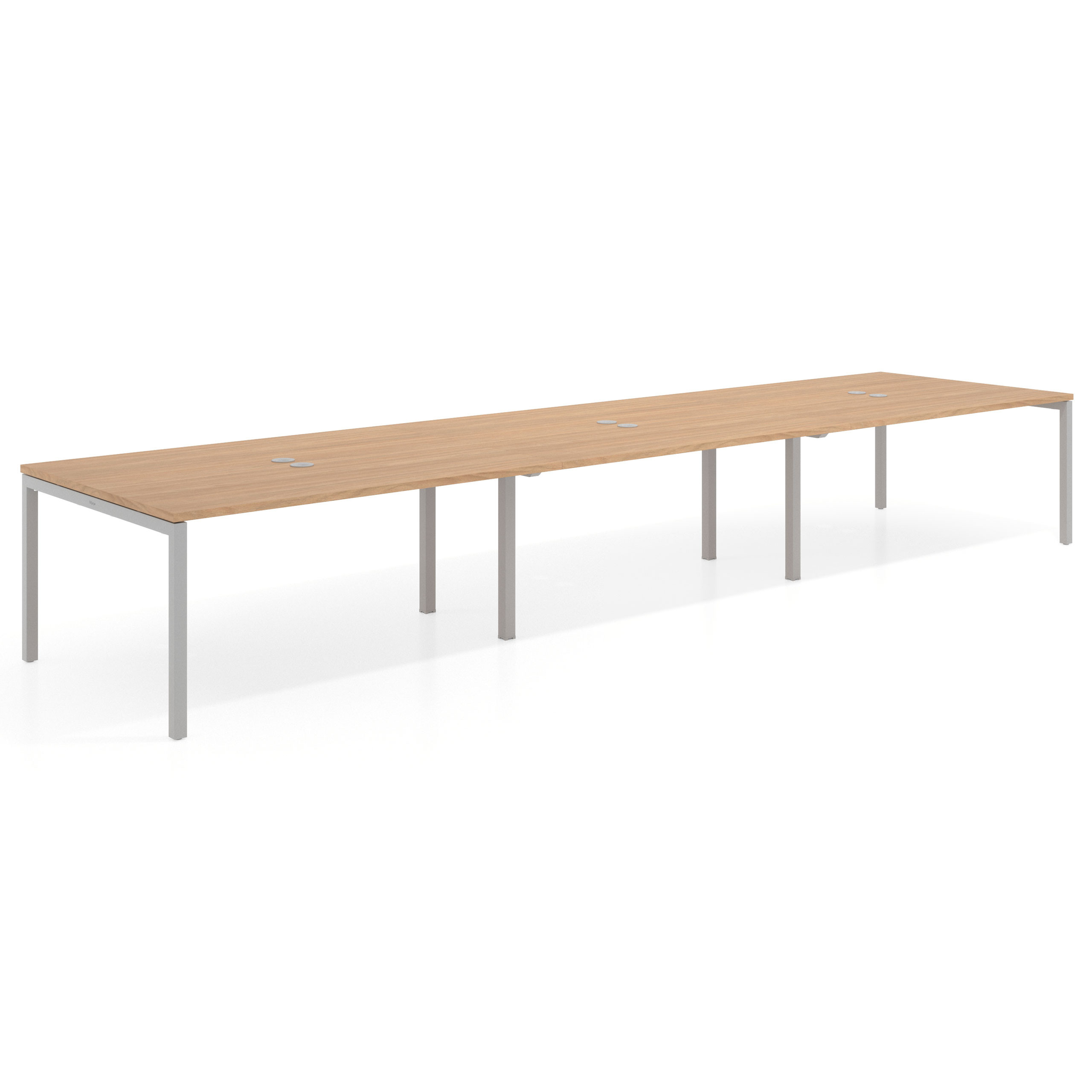 mesa multipuesto 360x126 siroco kube mesa coworking triple fondo 126cm recto 1