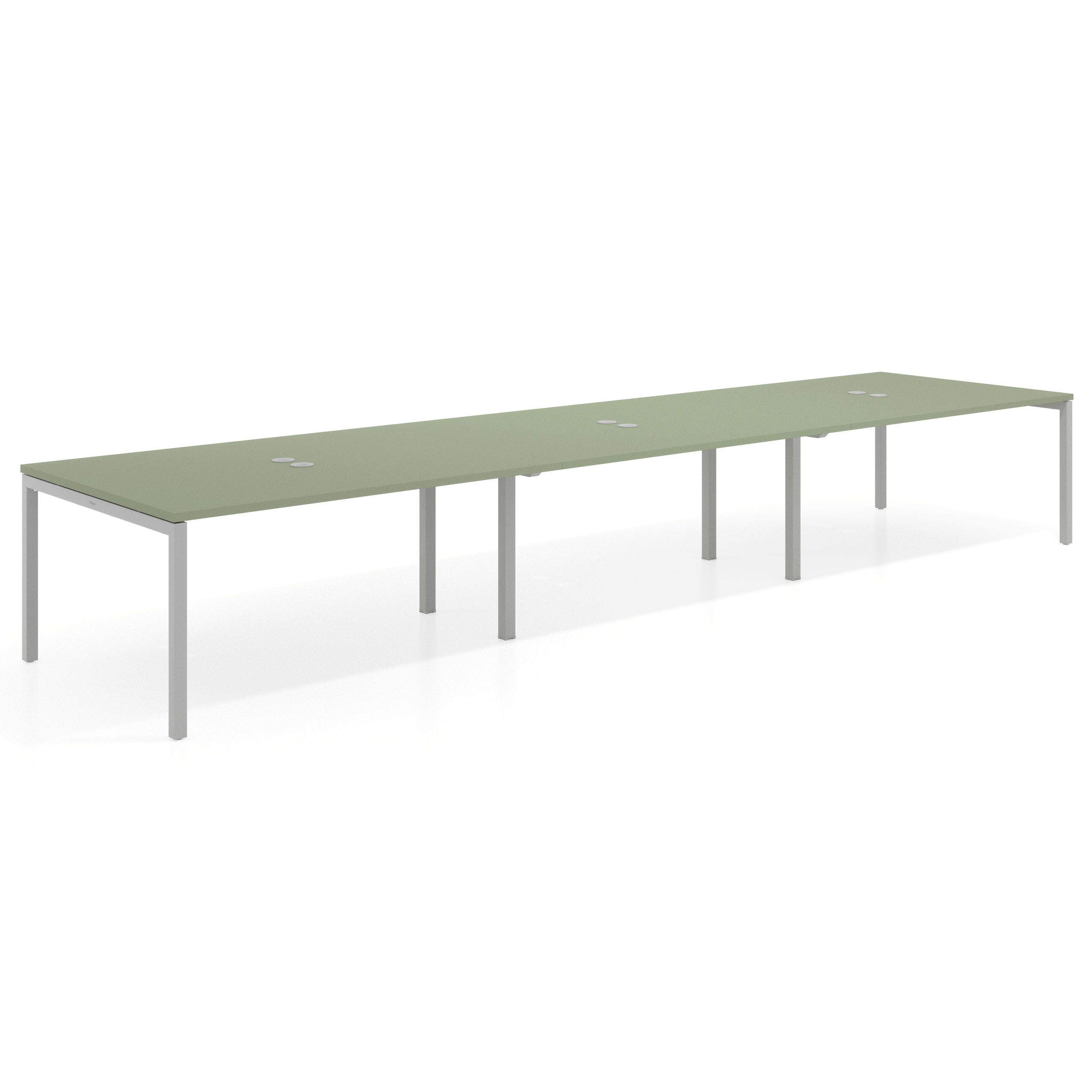 mesa multipuesto 360x126 sauce kube mesa coworking triple fondo 126cm recto 1