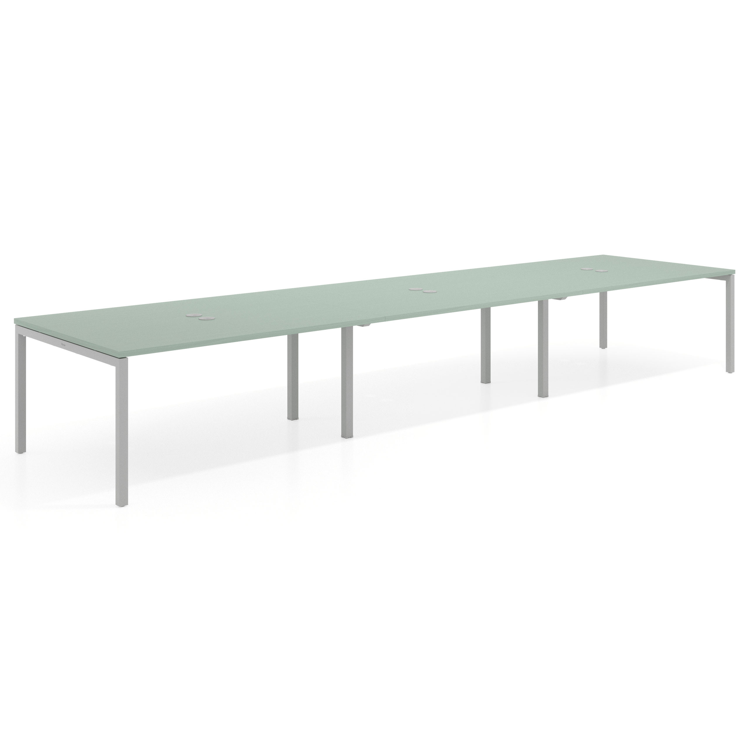 mesa multipuesto 360x126 iris kube mesa coworking triple fondo 126cm recto 1