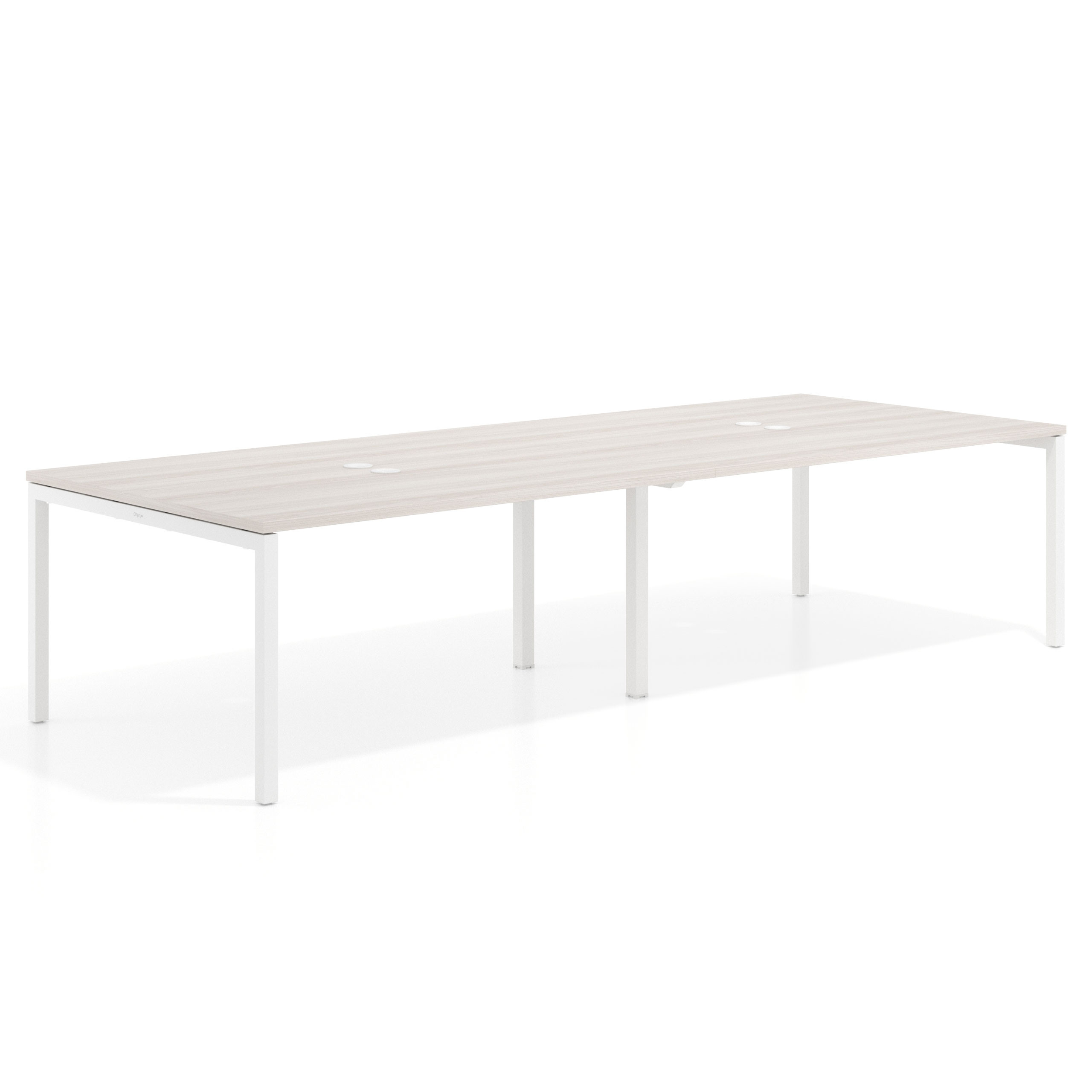 mesa multipuesto 240x126 california kube mesa coworking doble fondo 126cm recto 1