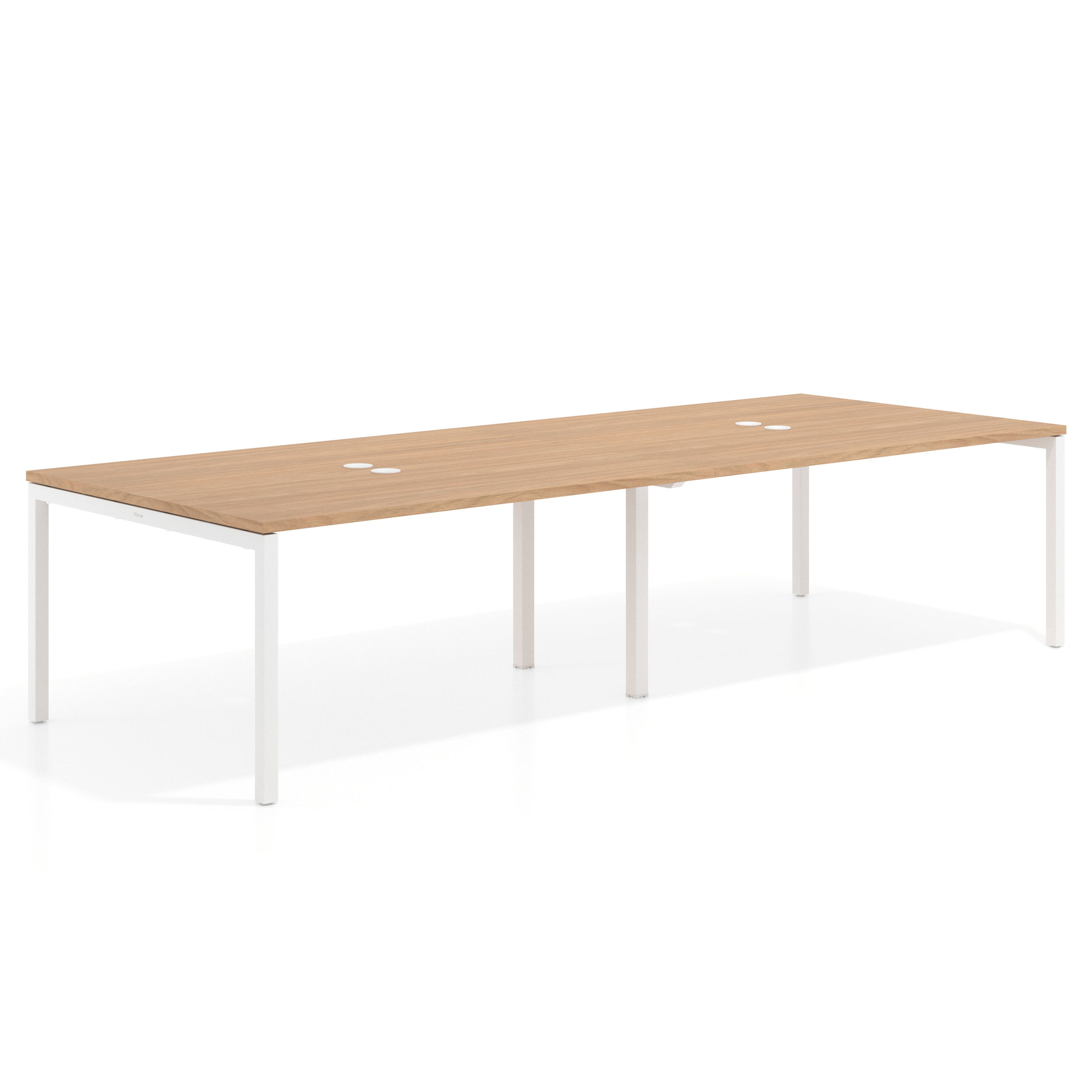 mesa multipuesto 240x126 siroco kube mesa coworking doble fondo 126cm recto 1