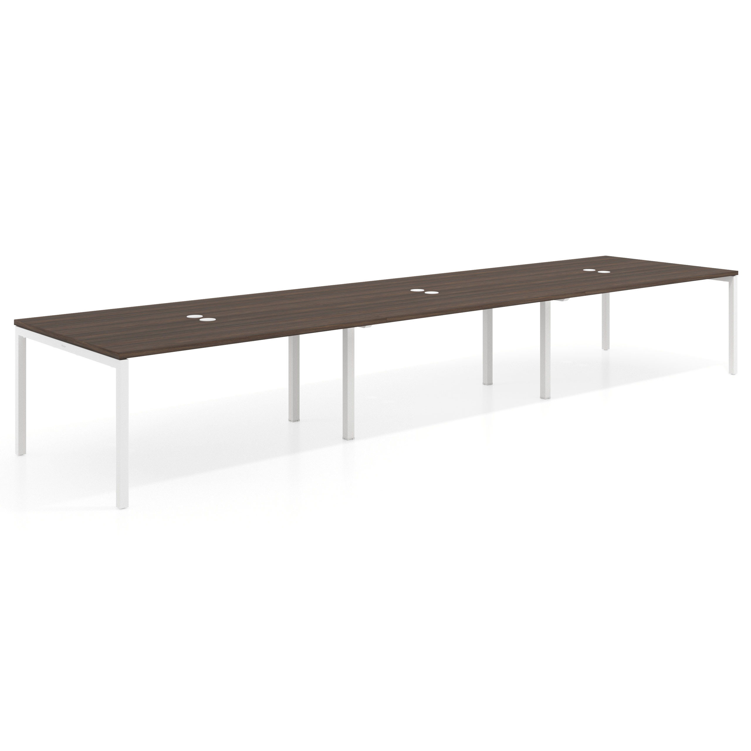 mesa multipuesto 540x126 mistral kube mesa coworking triple fondo 126cm recto 1