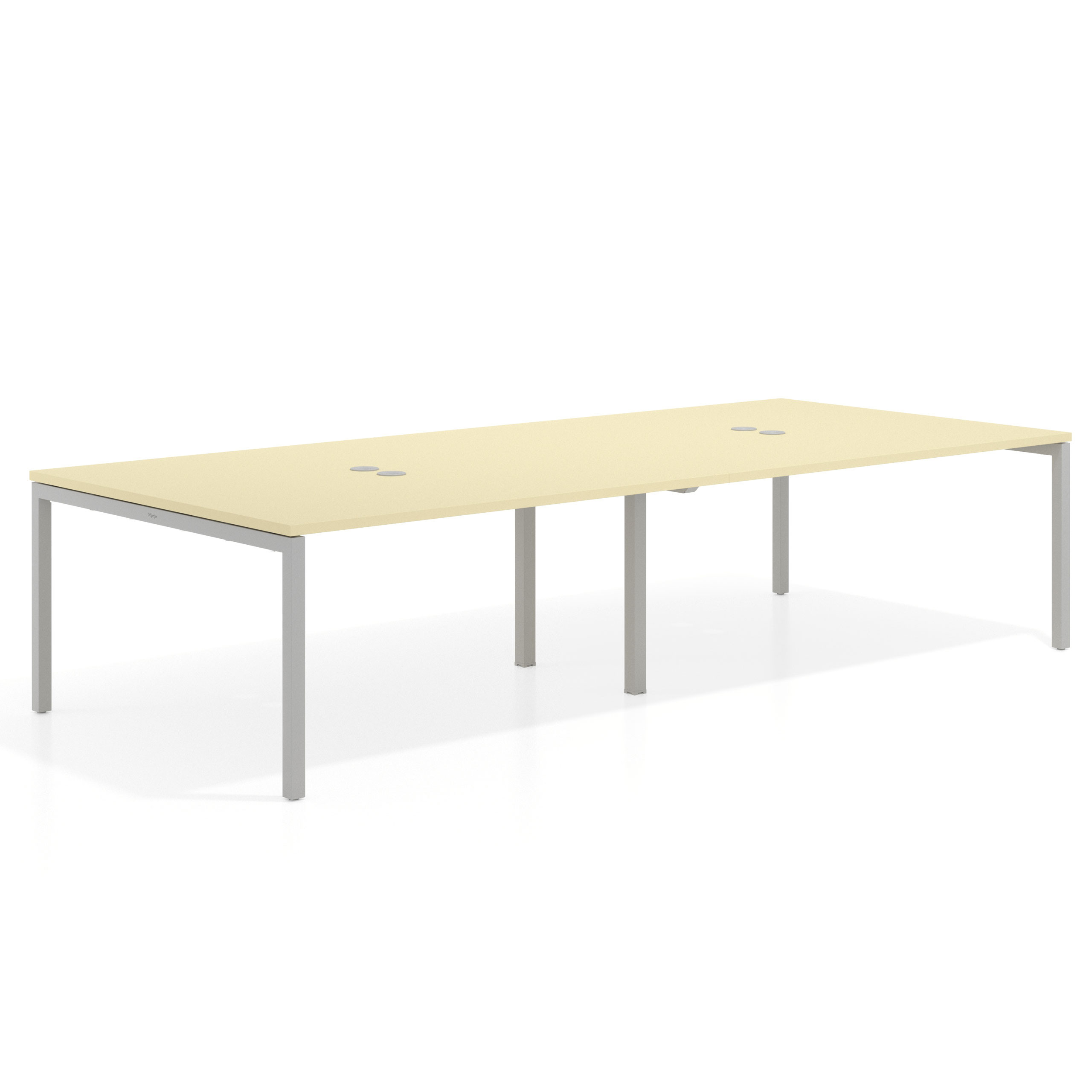 mesa co working 240x142 salvia kube mesa coworking doble fondo 142cm recto 1