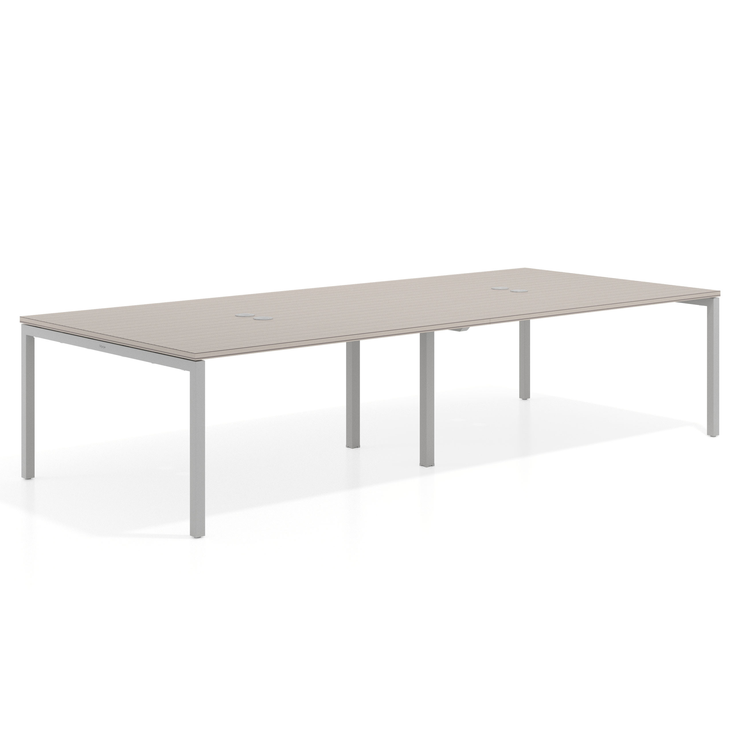 mesa co working 240x142 rayado coco kube mesa coworking doble fondo 142cm recto 1