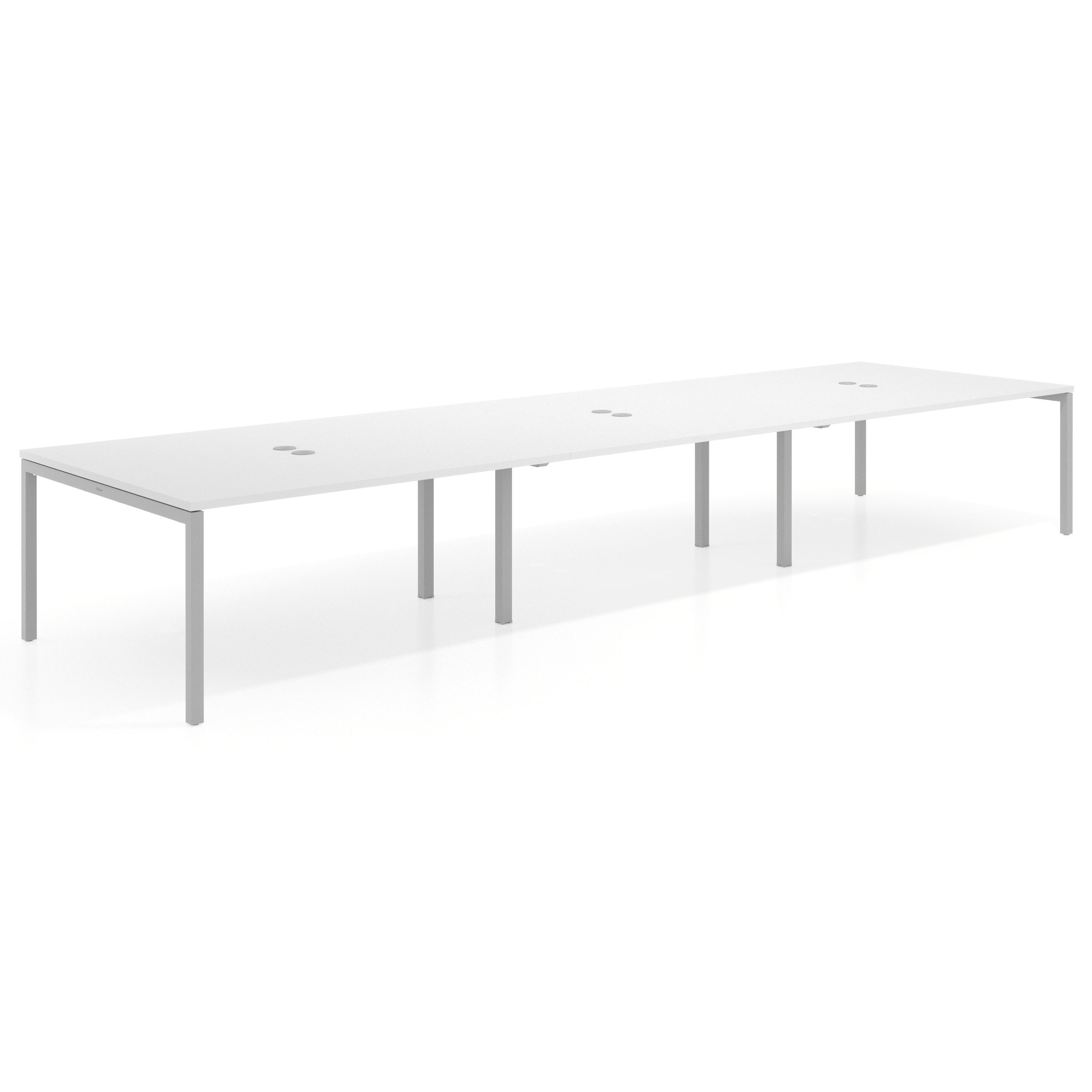 mesa co working 360x142 blanco mate kube mesa coworking triple fondo 142cm recto 1
