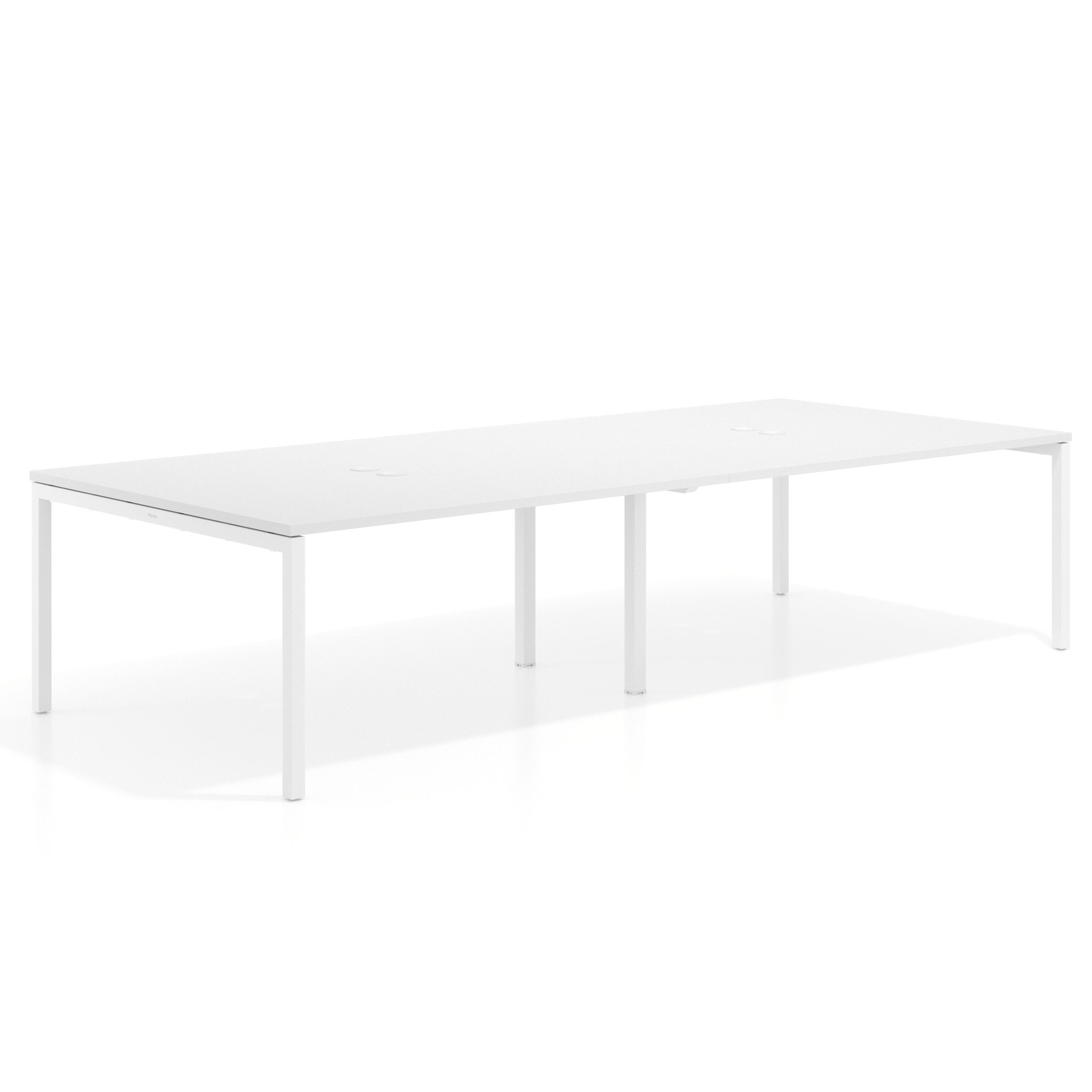 mesa co working 240x142 blanco mate kube mesa coworking doble fondo 142cm recto 1