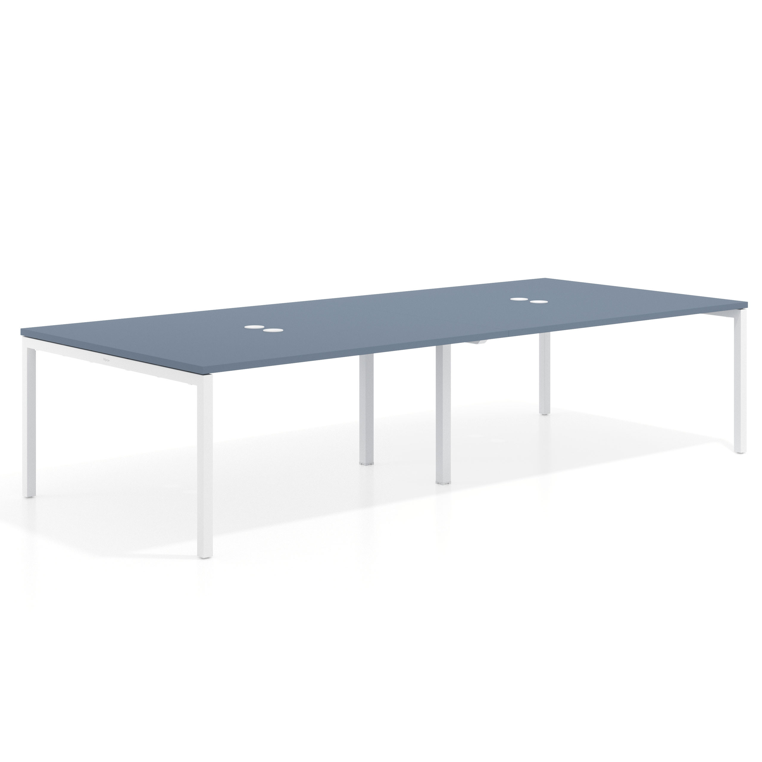 mesa co working 240x142 azul talco kube mesa coworking doble fondo 142cm recto 1