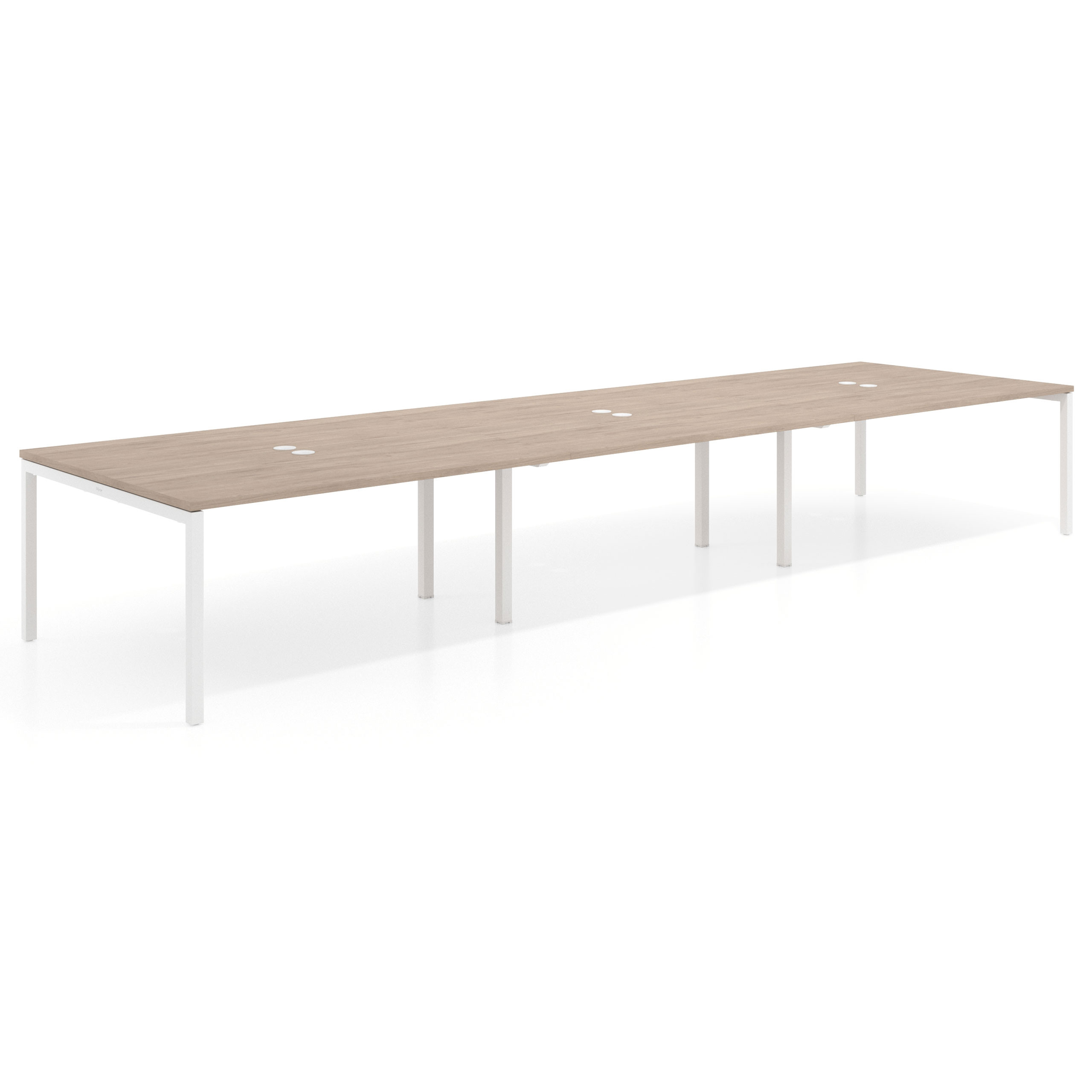mesa multipuesto 360x142 sahara kube mesa coworking triple fondo 142cm recto 1
