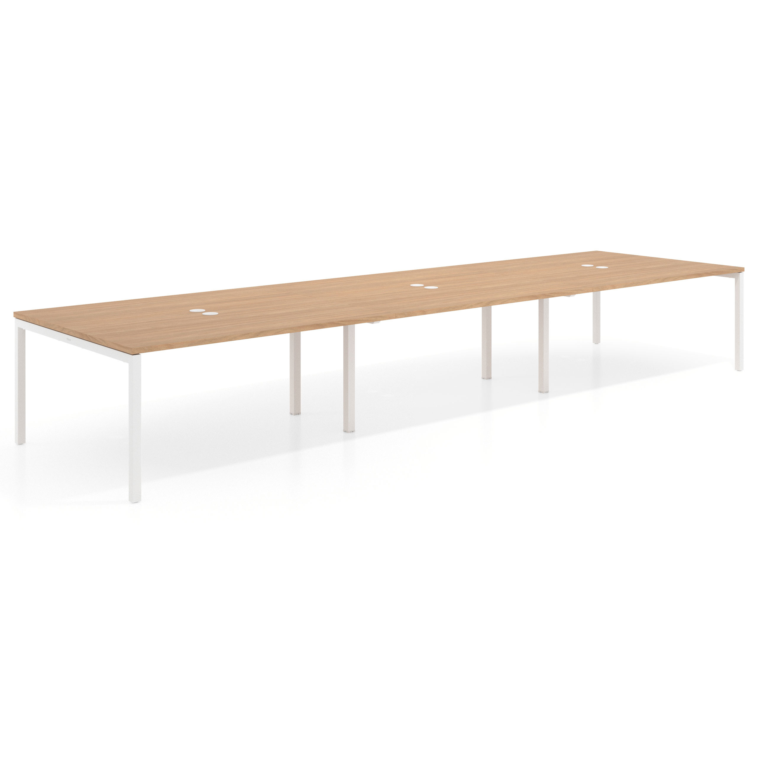 mesa multipuesto 360x142 siroco kube mesa coworking triple fondo 142cm recto 1