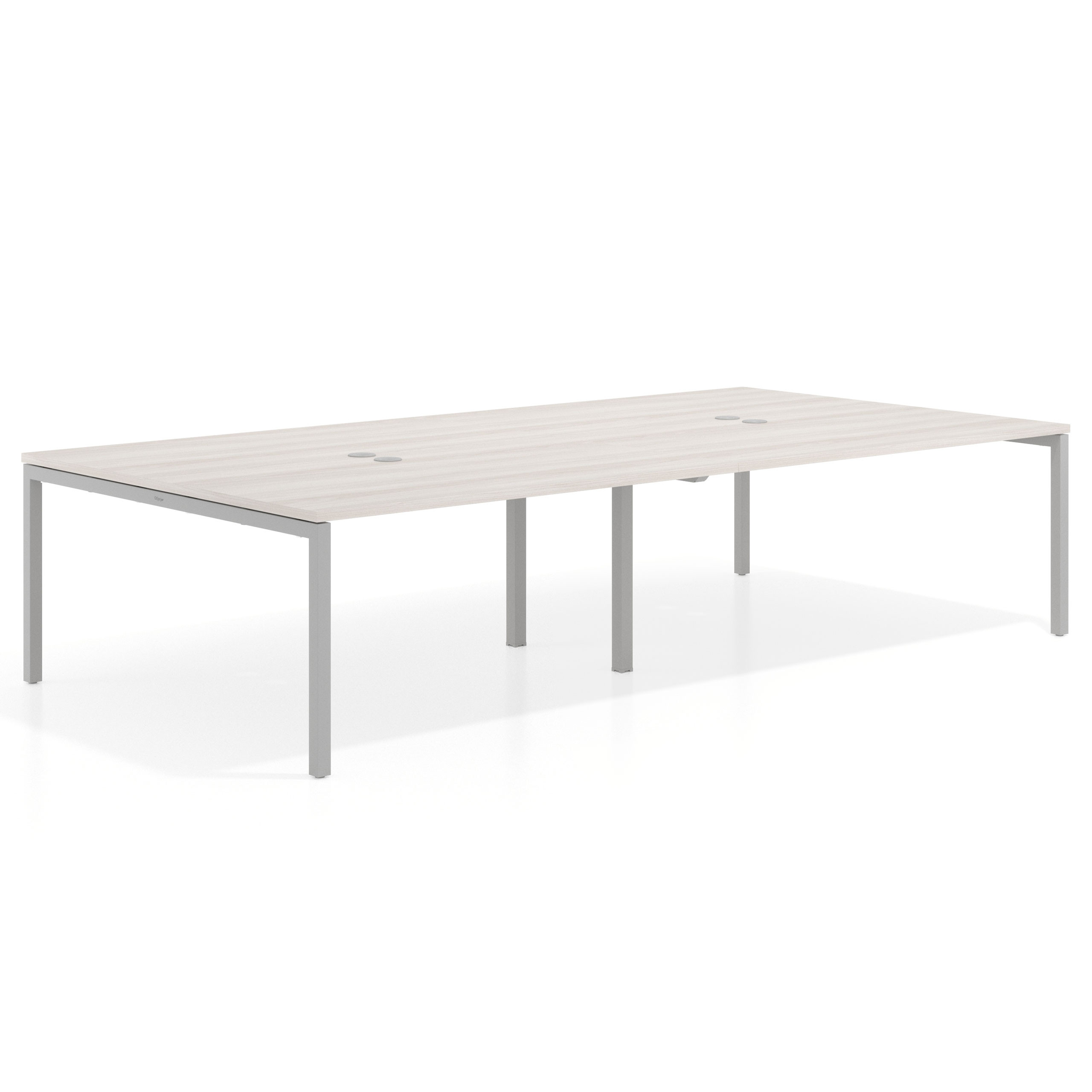mesa multipuesto 240x166 california kube mesa coworking doble fondo 166cm recto 1